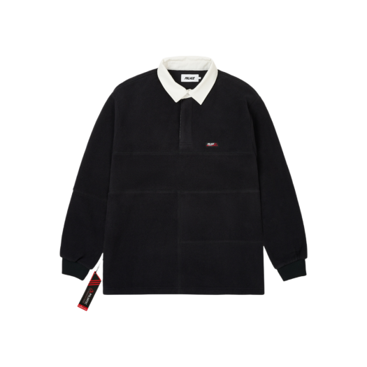 Palace Polartec Patch Up Rugby Black - 24FW