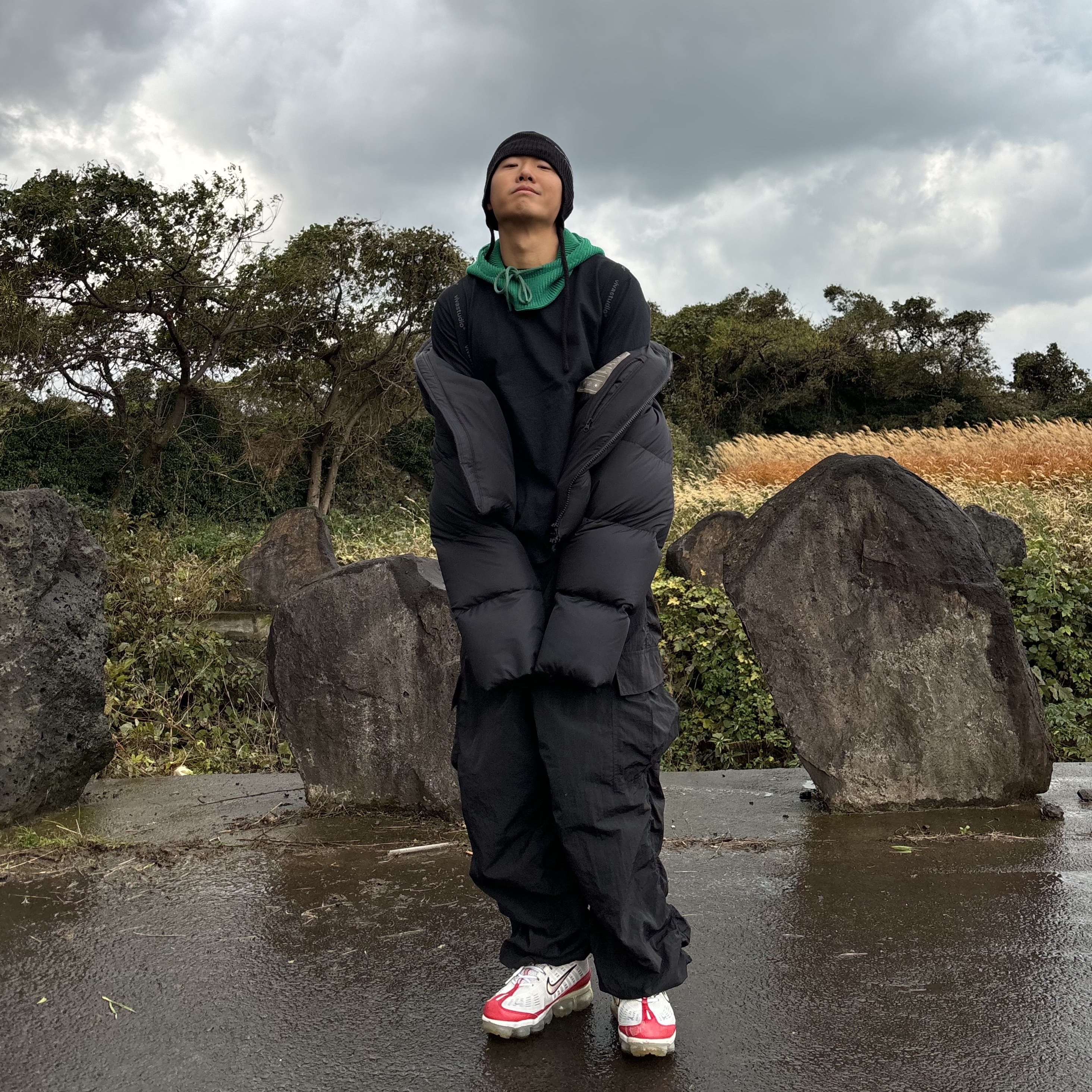 Gildan Heavy Ultra Cotton Long Sleeve T-Shirt White Black (2Pack), Nike Air VaporMax 360 History of Air 착용 스타일 - 1