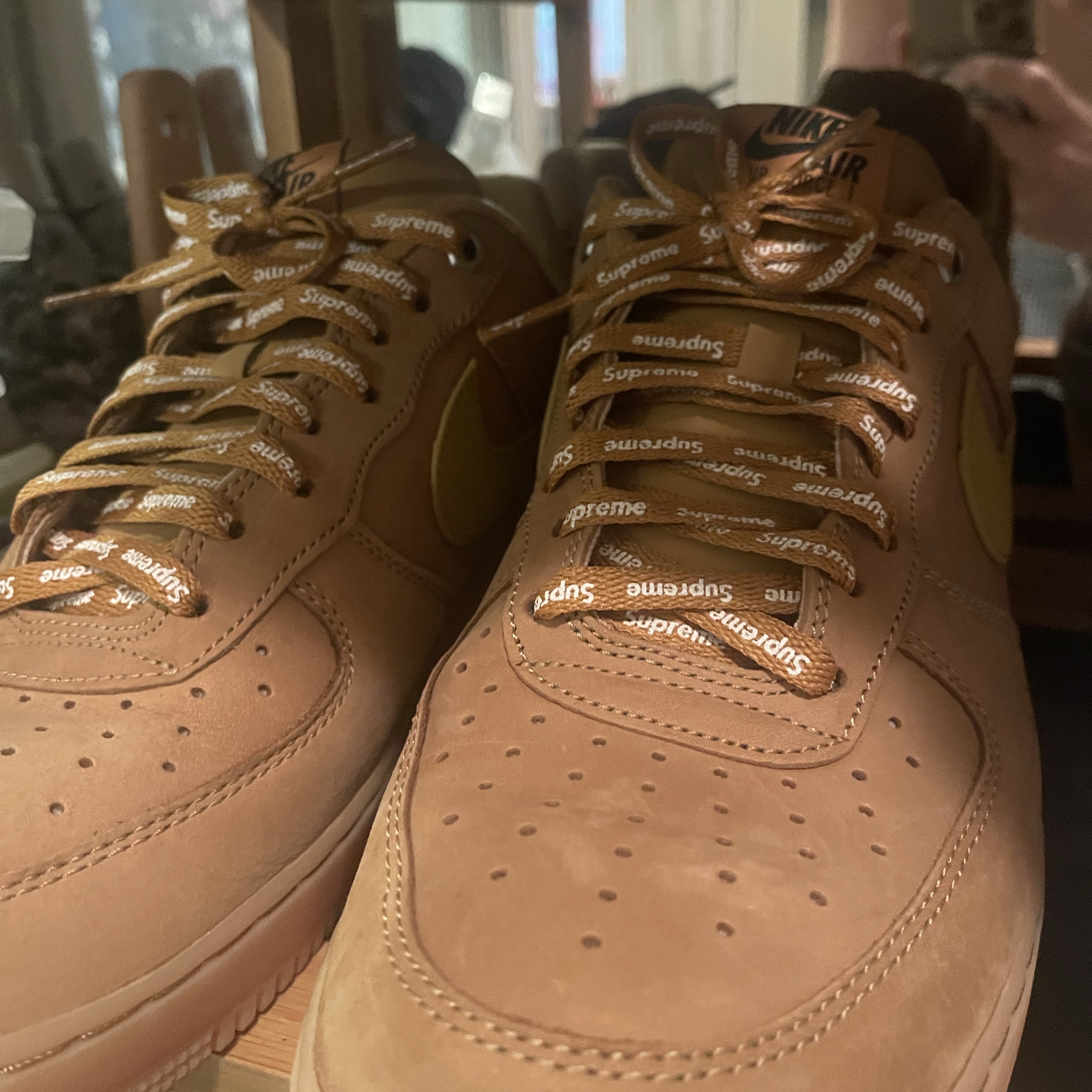 Nike Air Force 1 '07 WB Flax 착용 스타일