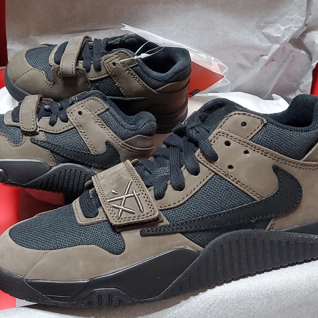 Jordan x Travis Scott Jumpman Jack TR Black and Dark Mocha, (TD) Jordan x Travis Scott Jumpman Jack TR Black and Dark Mocha 착용 스타일