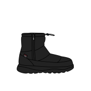 The North Face Goose Down Short Boots Black