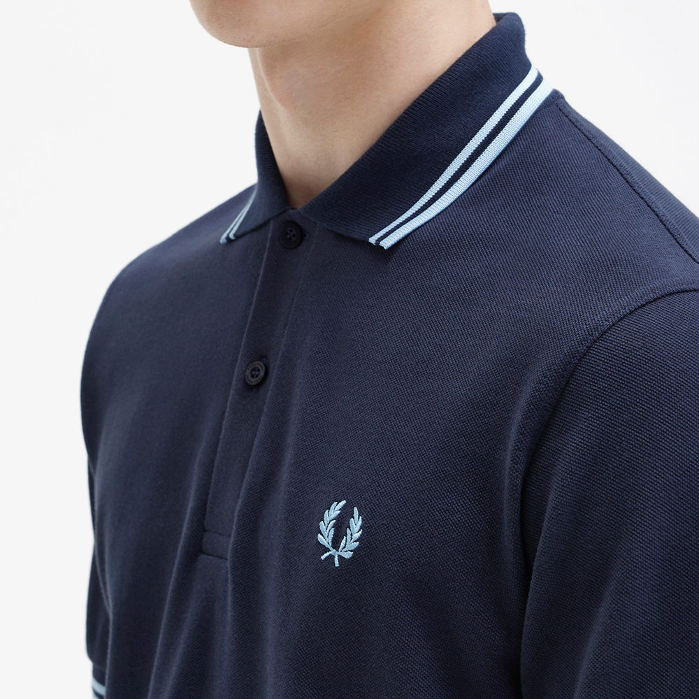 프레드페리 트윈 팁 프레드페리 셔츠 네이비(Fred Perry The Original Twin Tipped Fred Perry Shirt Navy) - 4