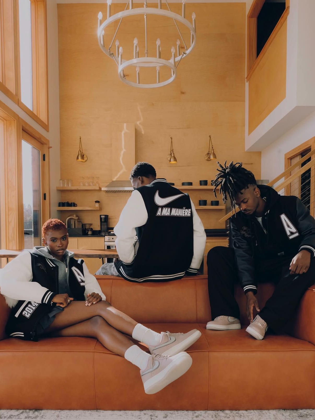 (W) Nike x A Ma Maniere Air Force 1 '07 W.Y.W.S. 착용 스타일 - 4
