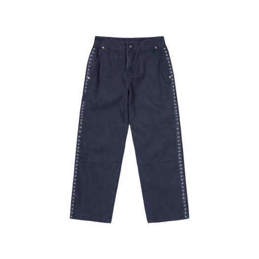 Thug Club x Dickies Cross Stitch Double Knee Pants Navy