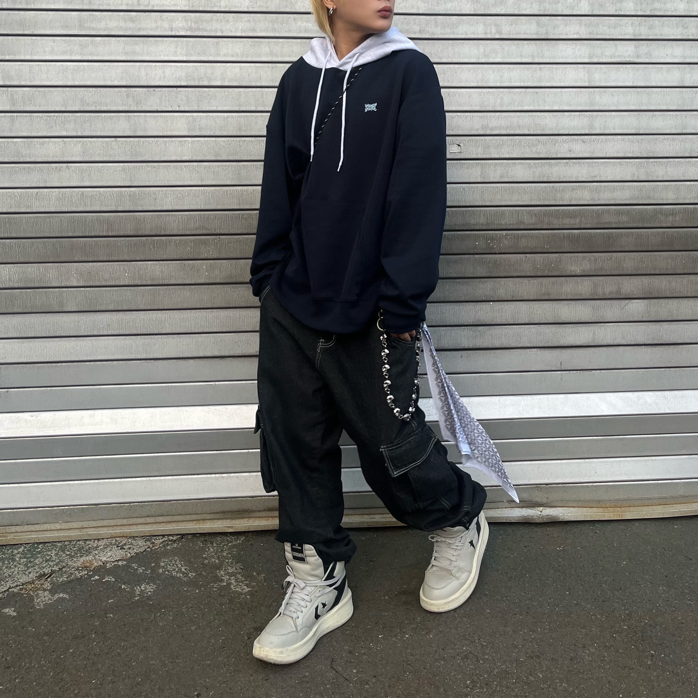 Converse x Drkshdw Turbowpn Pelican 착용 스타일 - 2