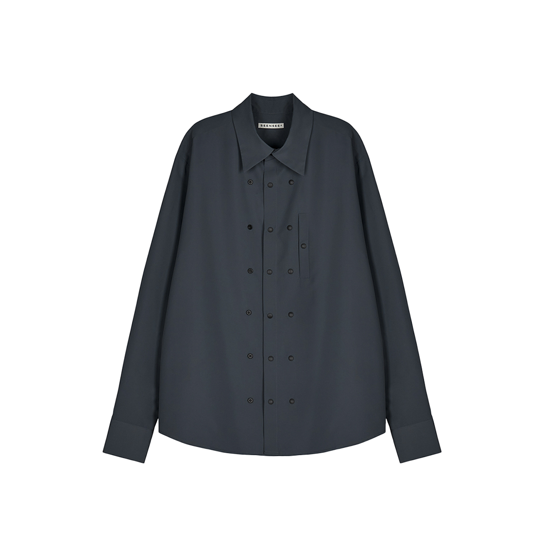 P00000ZD SEEN More Snap Shirts Charcoal