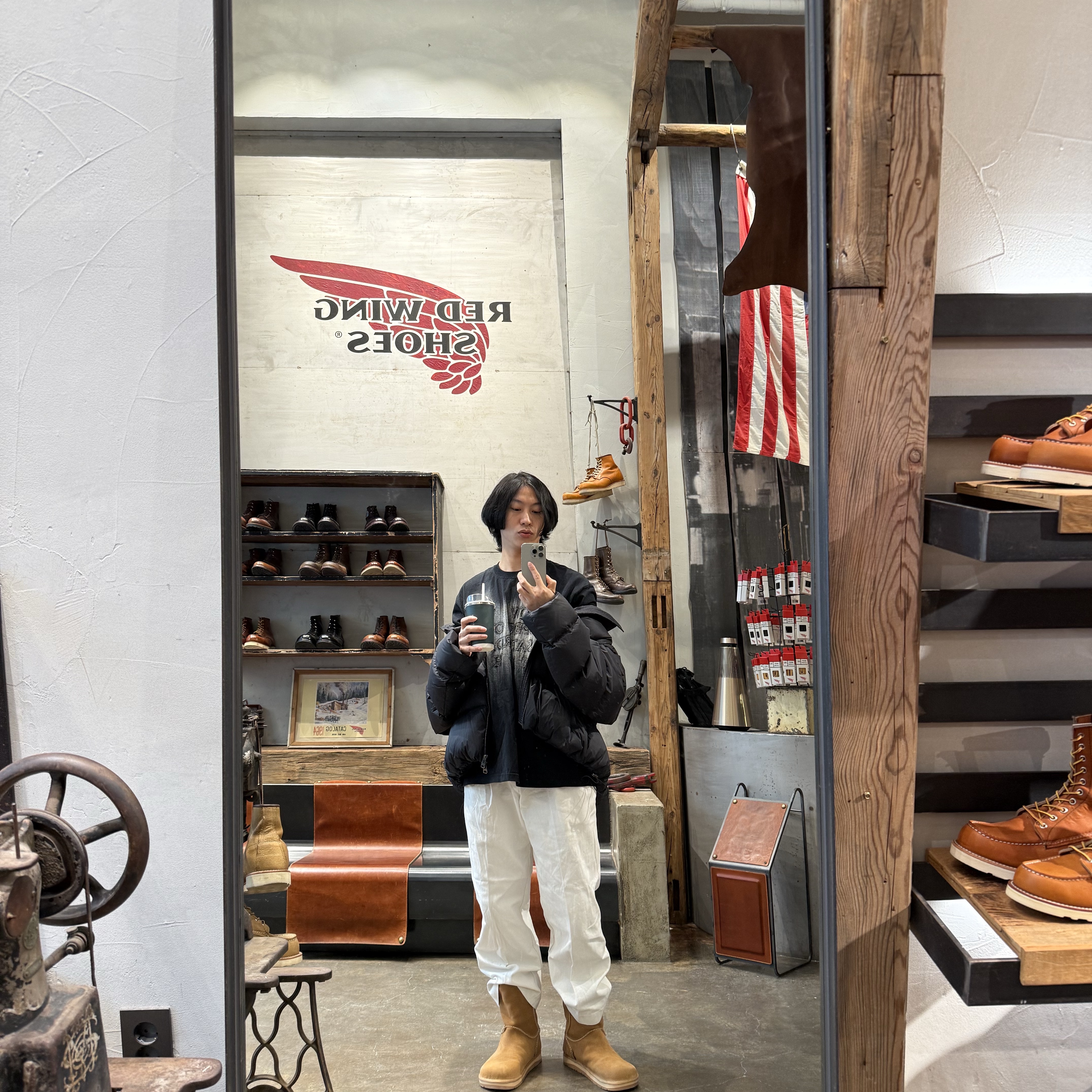 Ader Error Sig; TRS/BL Tag Puffer Jacket 01 Noir, Zara x Ader Error Split Suede Flat Ankle Boots Sand Brown 착용 스타일