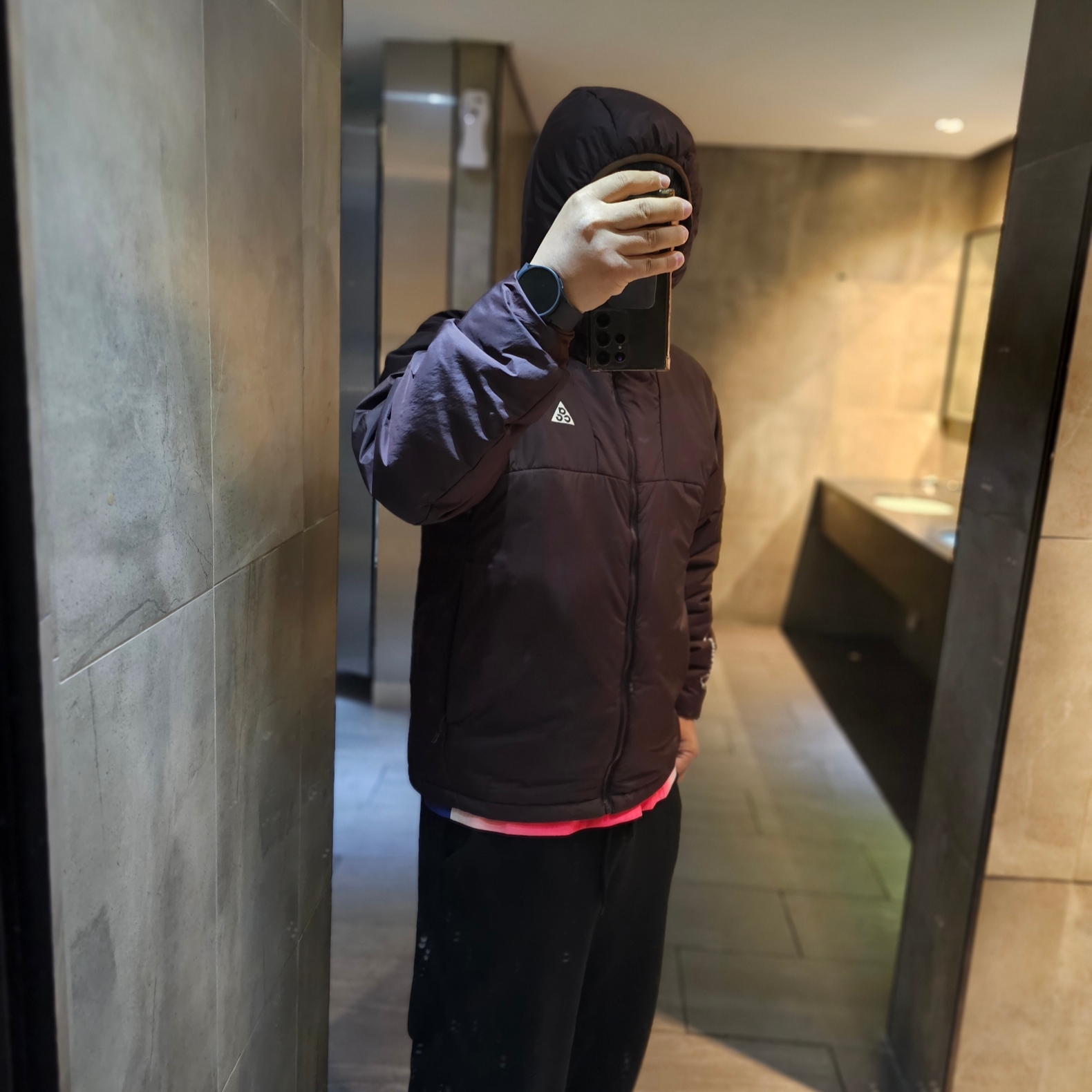 Nike ACG Therma-Fit ADV Rope De Dope Jacket Brown Basalt - Asia 착용 스타일 - 1