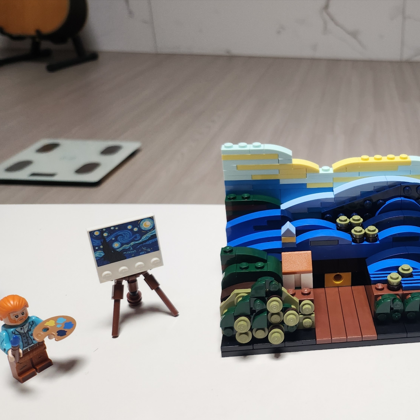 Lego Vincent Van Gogh The Starry Night 착용 스타일