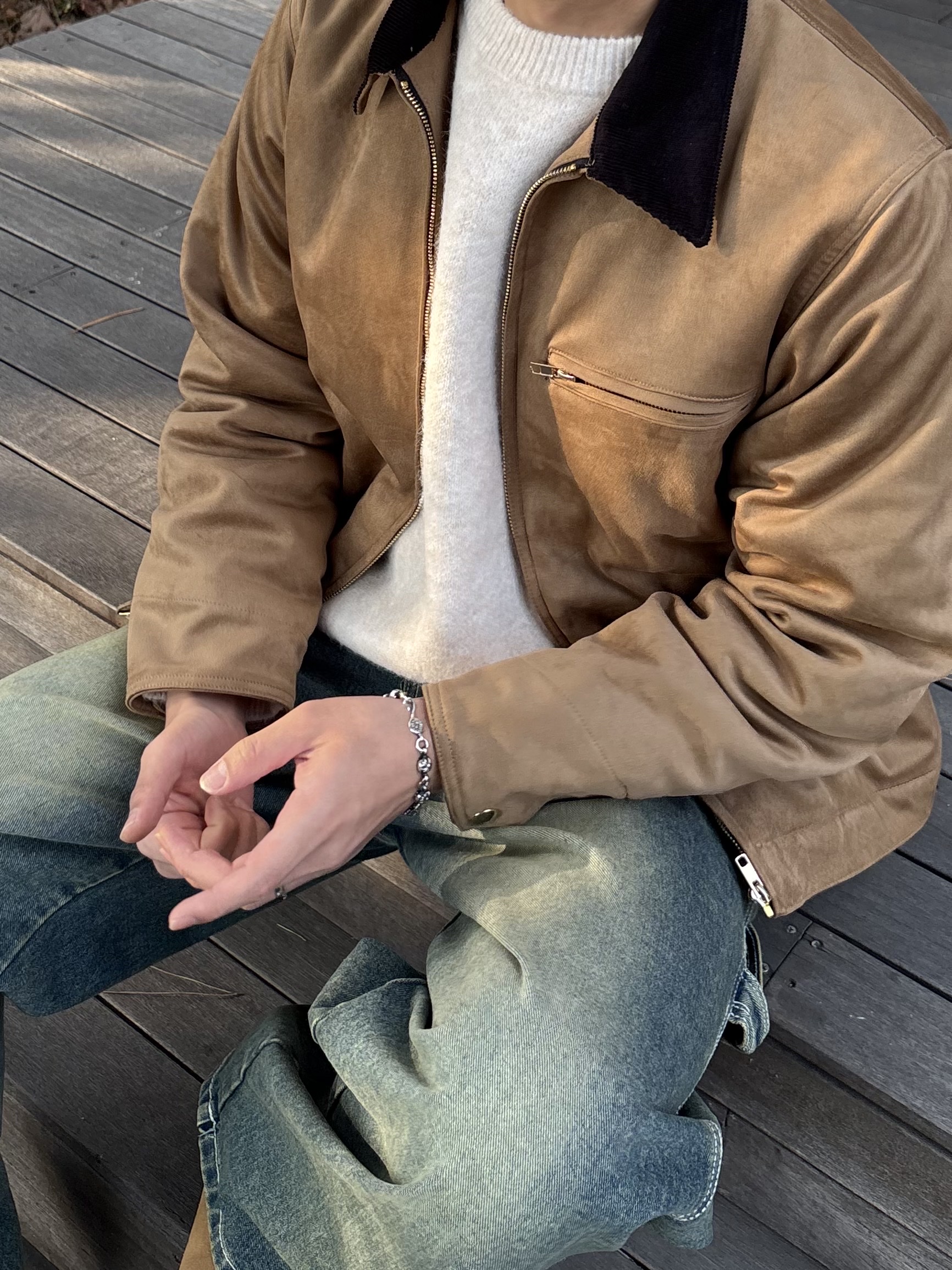 UGG Tasman Slipper Chestnut 착용 스타일 - 3