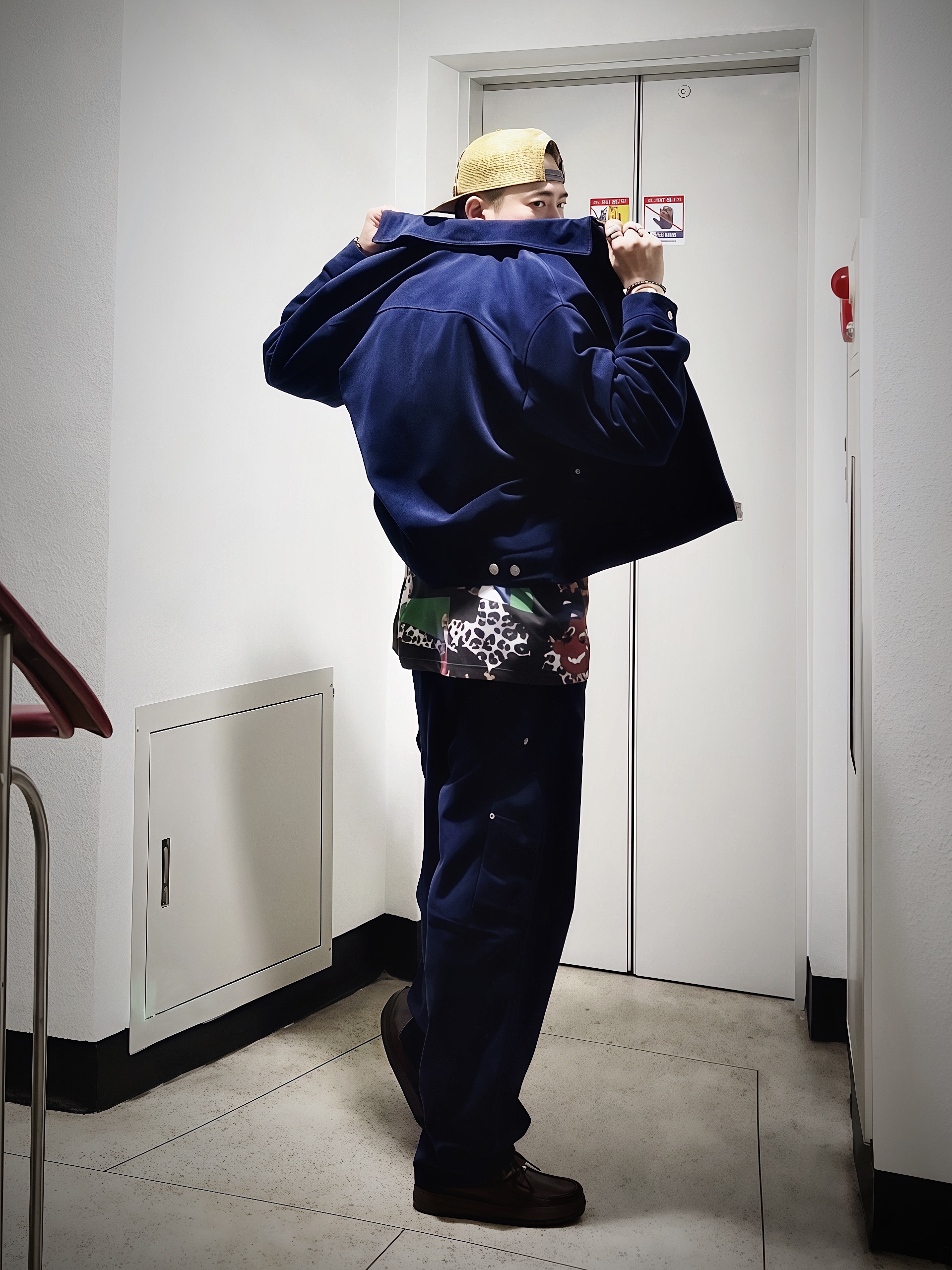 Supreme x Toy Machine Mesh Back 5-Panel Leopard - 24SS, Supreme x Martine Rose S/S Top Multicolor - 24FW 착용 스타일