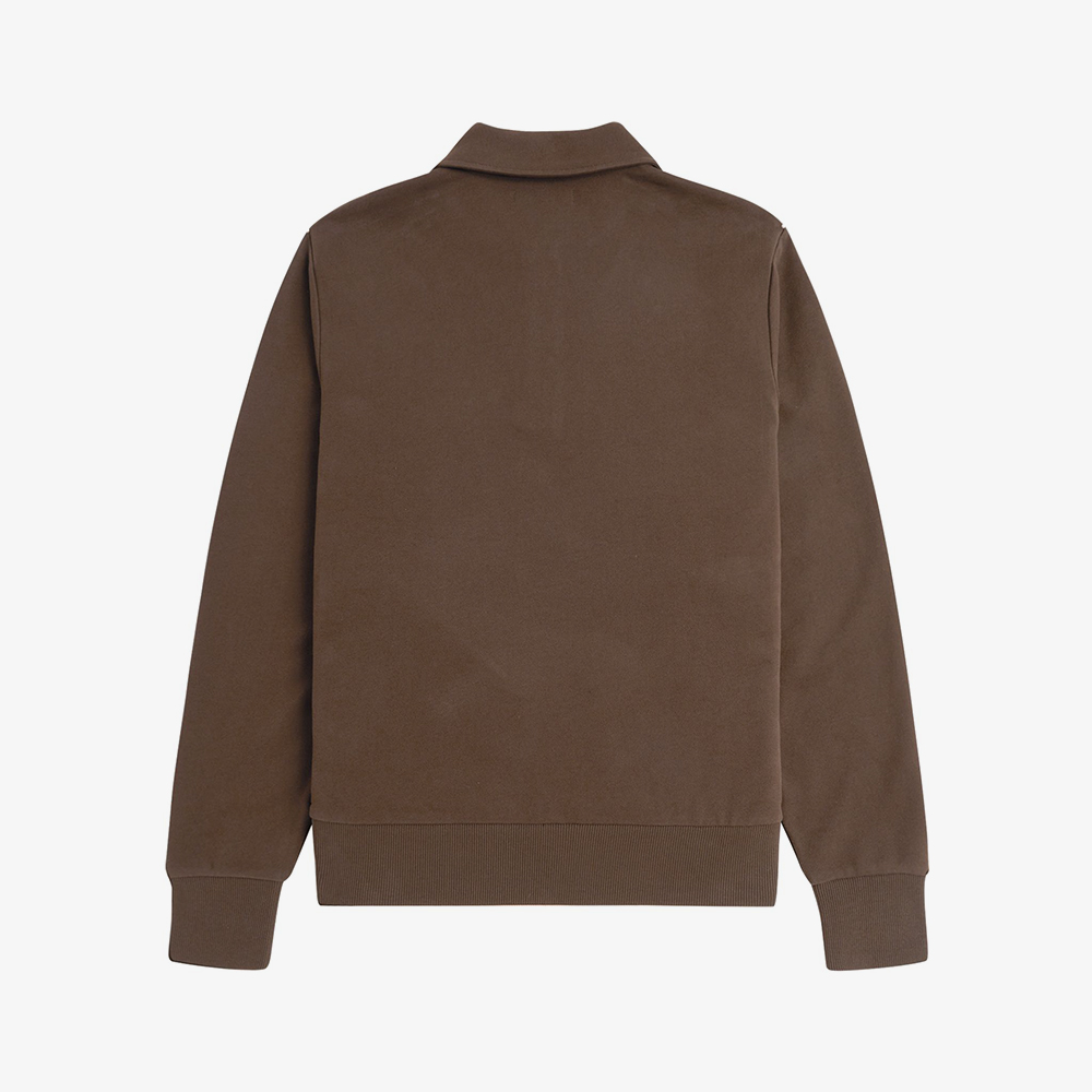 프레드페리 하프 집 스웻셔츠 번트토바코(Fred Perry Half Zip Sweatshirt Burnt Tobacco) - 6