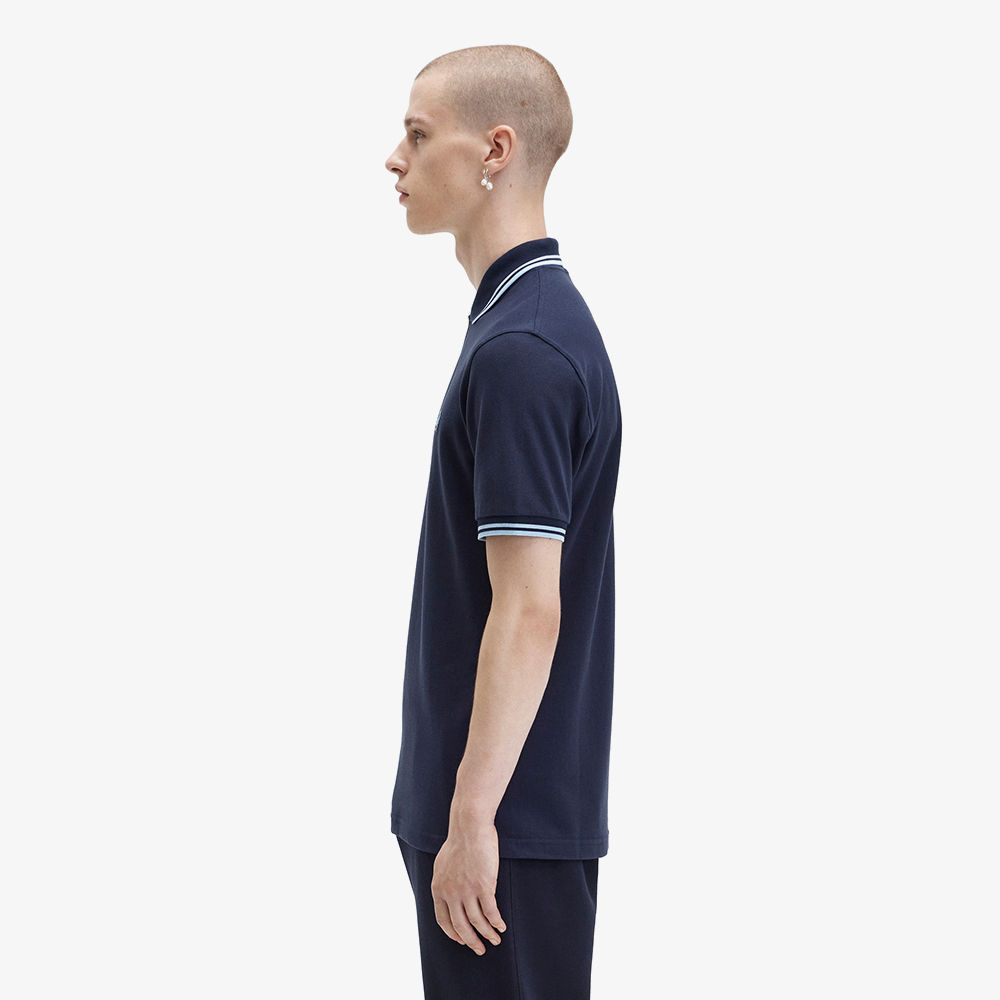 프레드페리 트윈 팁 프레드페리 셔츠 네이비(Fred Perry The Original Twin Tipped Fred Perry Shirt Navy) - 3