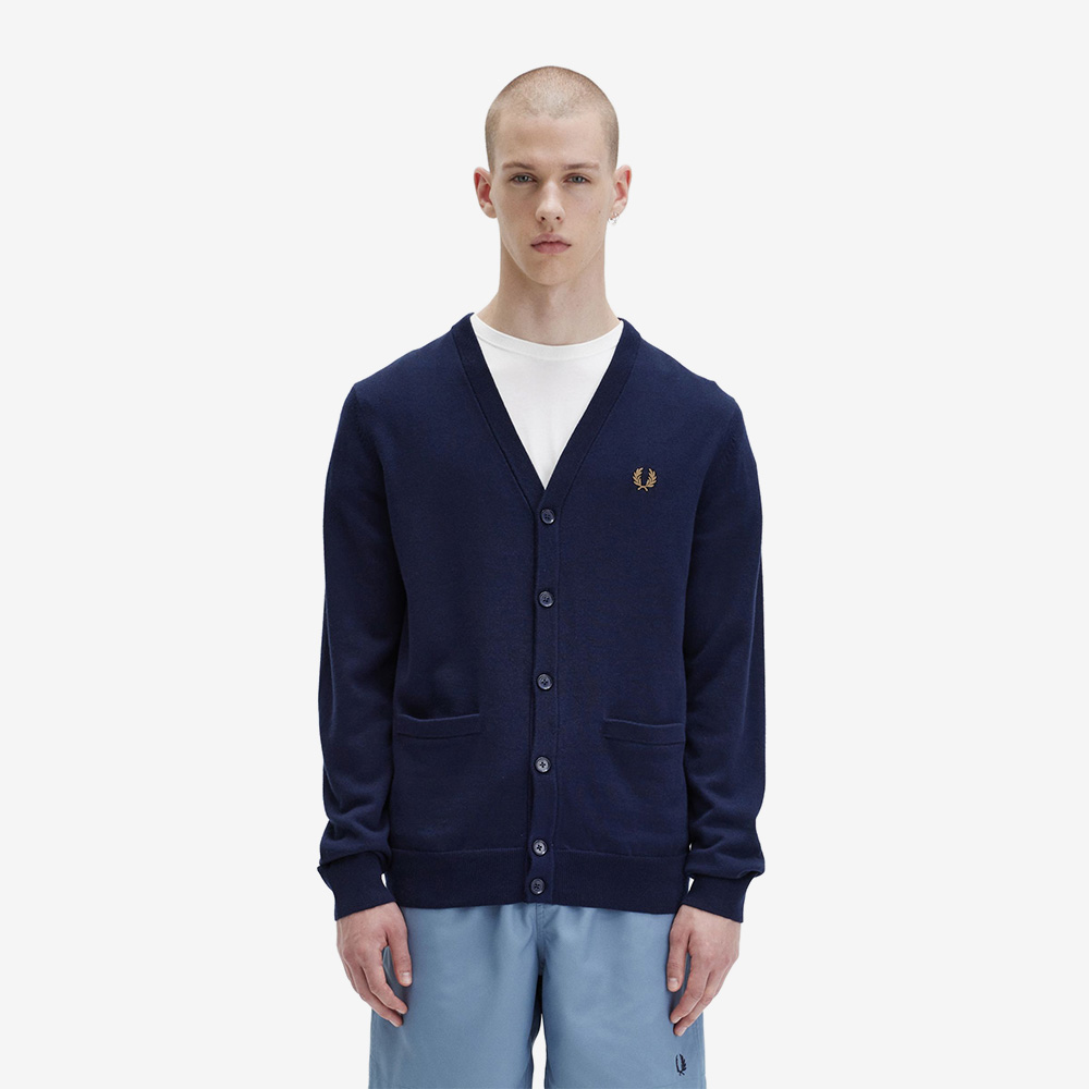 프레드페리 클래식 메리노울 가디건 네이비(Fred Perry Classic Cardigan Navy) - 2