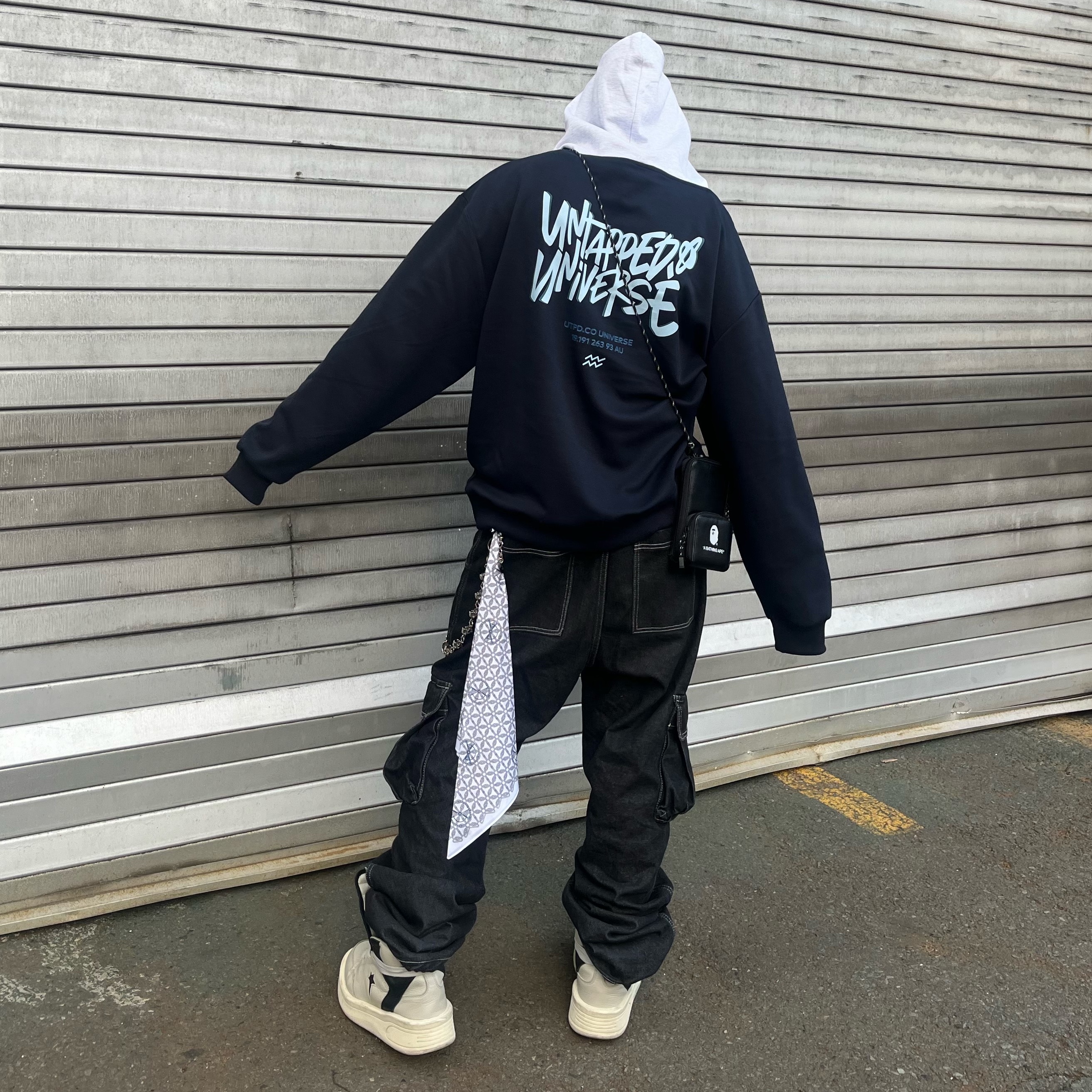 Converse x Drkshdw Turbowpn Pelican 착용 스타일 - 1