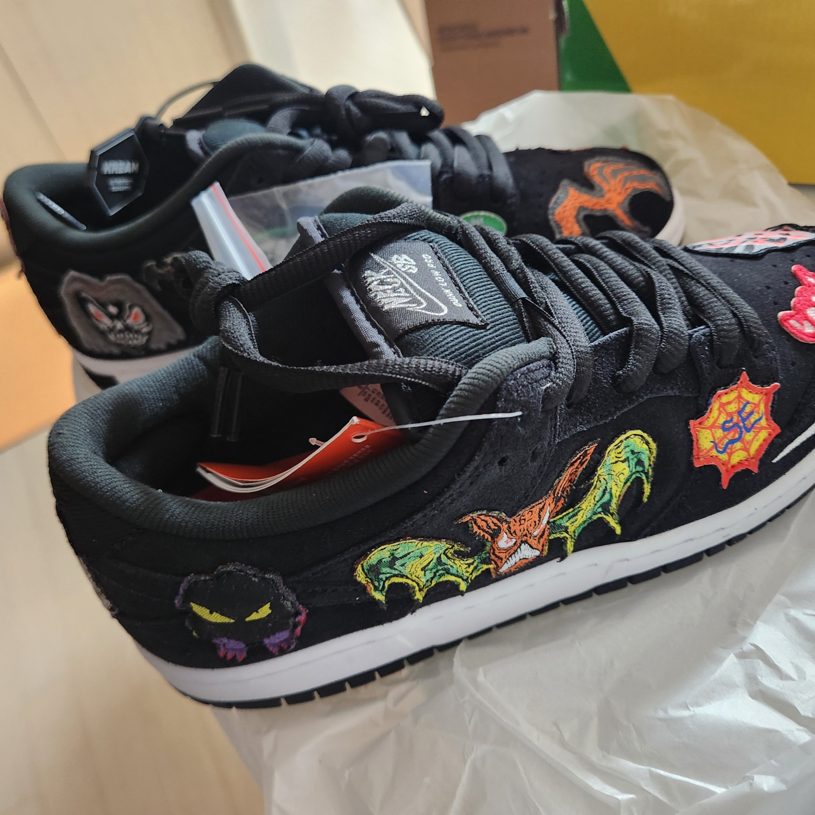 Nike x Neckface SB Dunk Low Pro Black 착용 스타일
