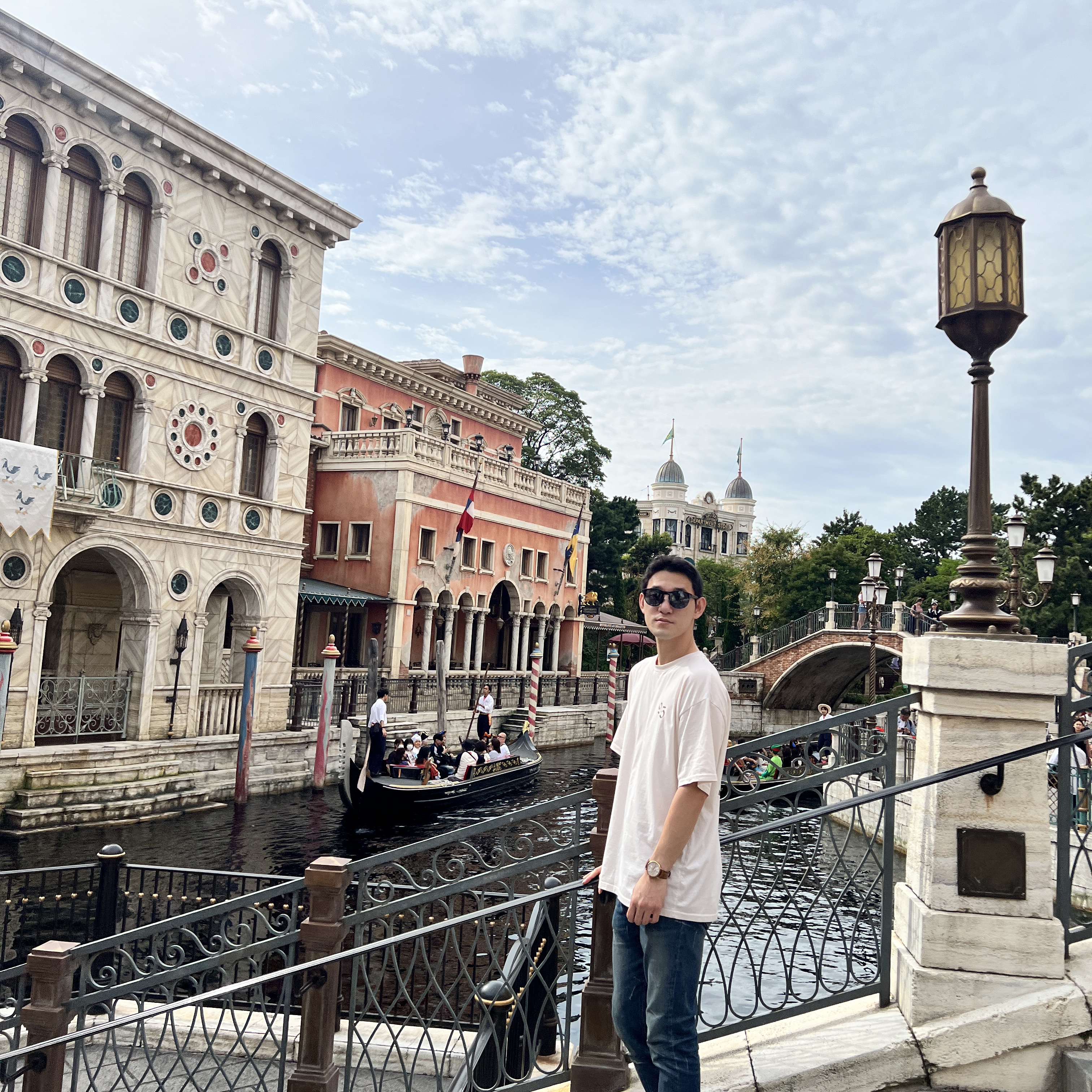 DVAN Jardin De Half Sleeve T-Shirt Beige 착용 스타일 - 4