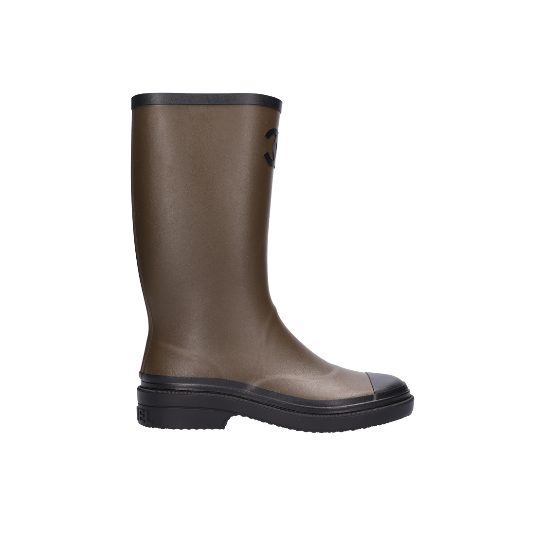 샤넬 G39620 레인부츠 카키 39