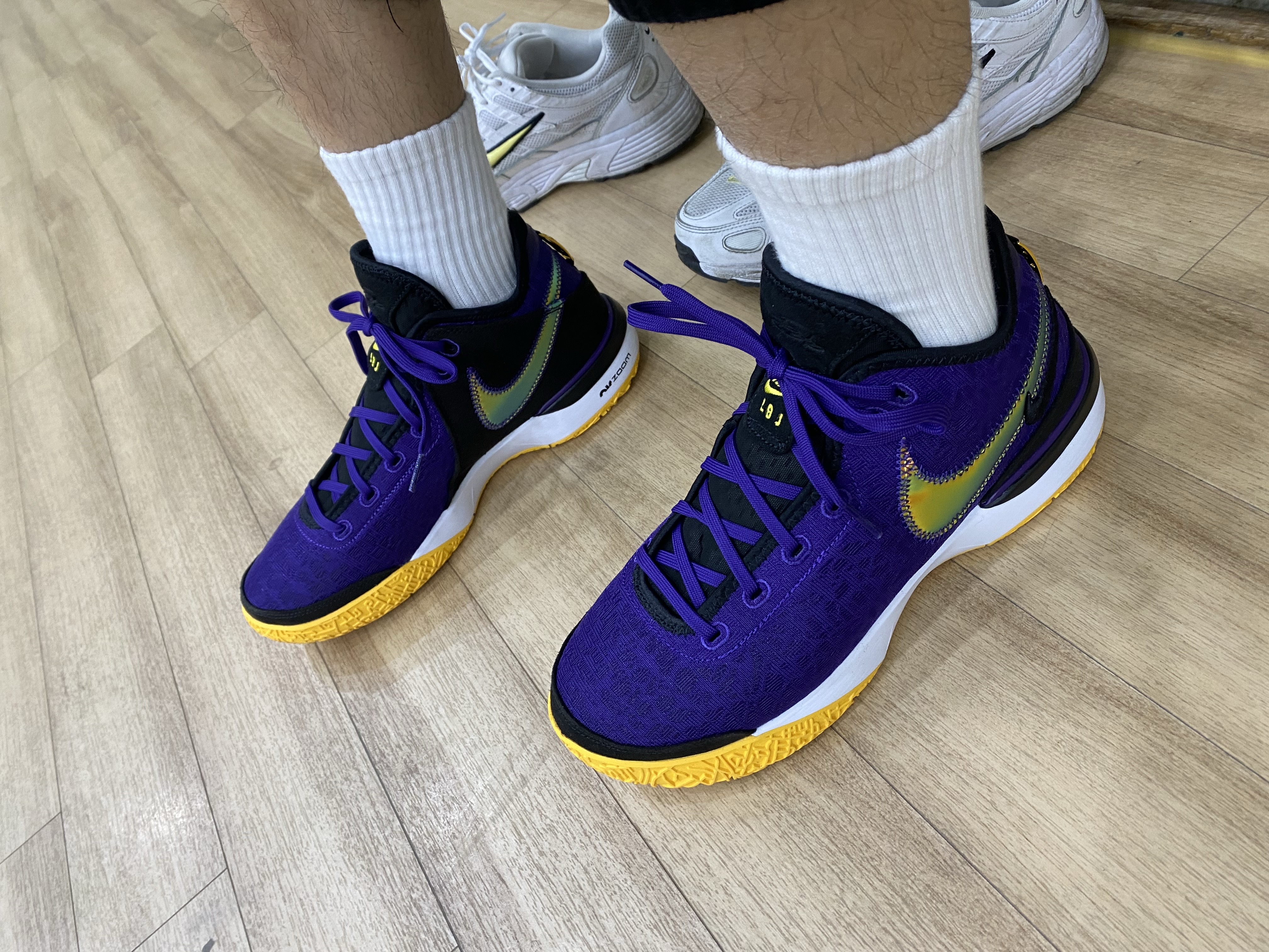 Nike LeBron NXXT Gen EP Court Purple Black 착용 스타일