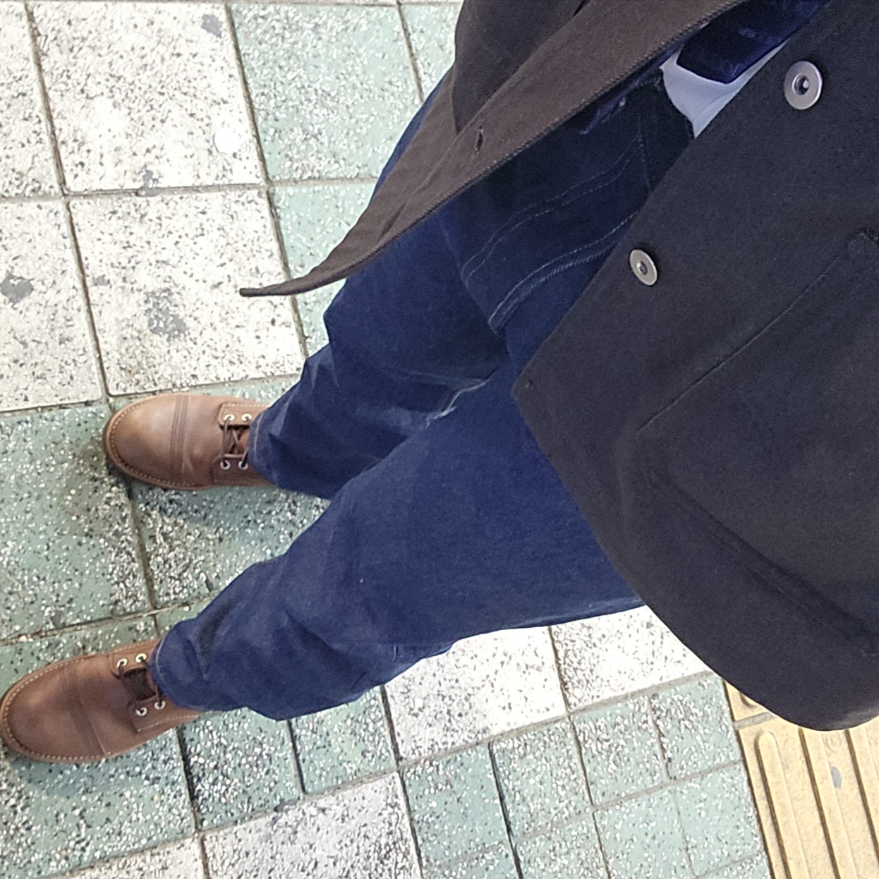 Red Wing Iron Ranger 8111 Amber Harness - D 착용 스타일