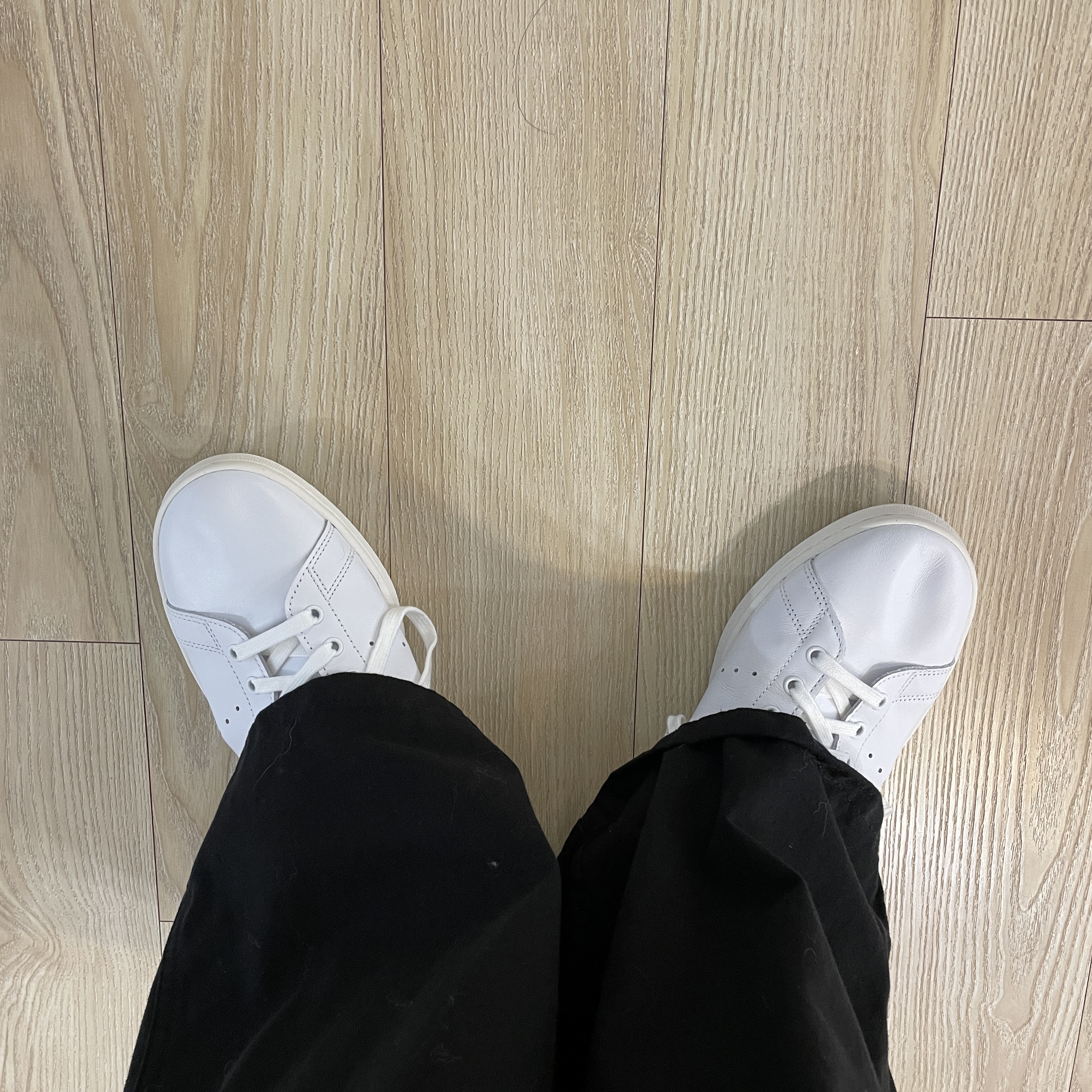 Adidas Stan Smith Decon Cloud White Green 착용 스타일 - 2