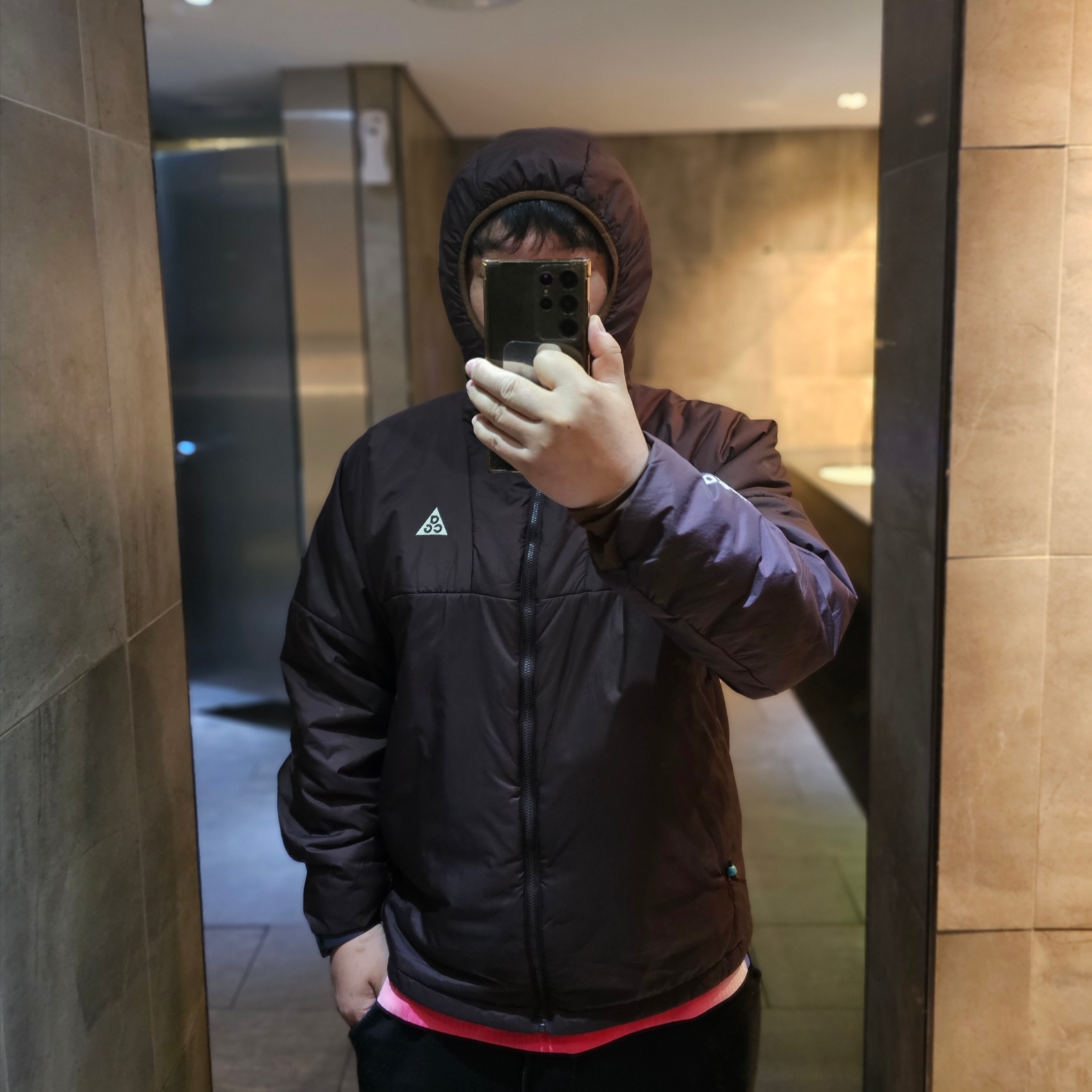Nike ACG Therma-Fit ADV Rope De Dope Jacket Brown Basalt - Asia 착용 스타일 - 2