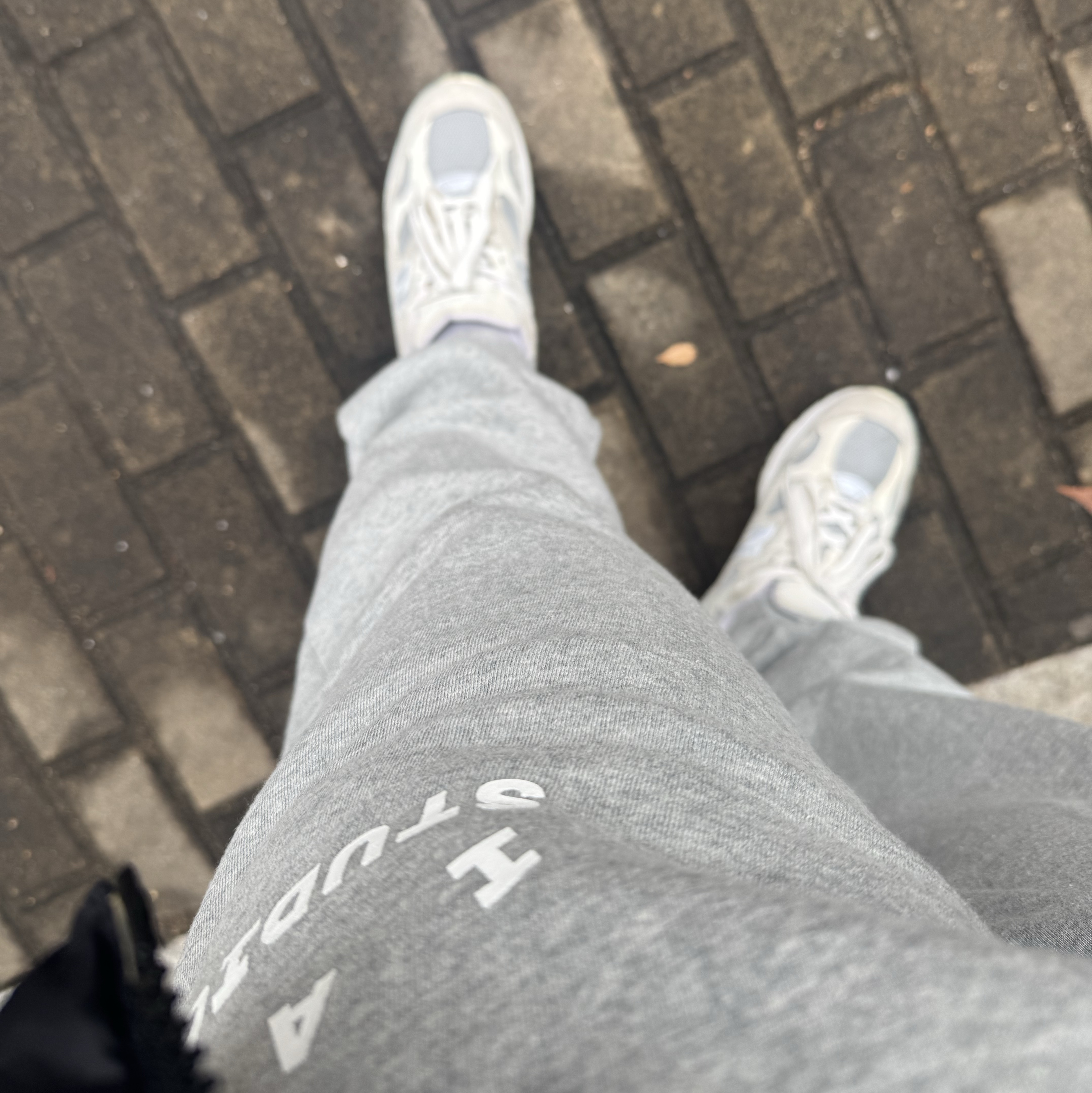 IAB Studio Hoodie Gray - 21SS, IAB Studio Sweatpants Gray - 21SS 착용 스타일