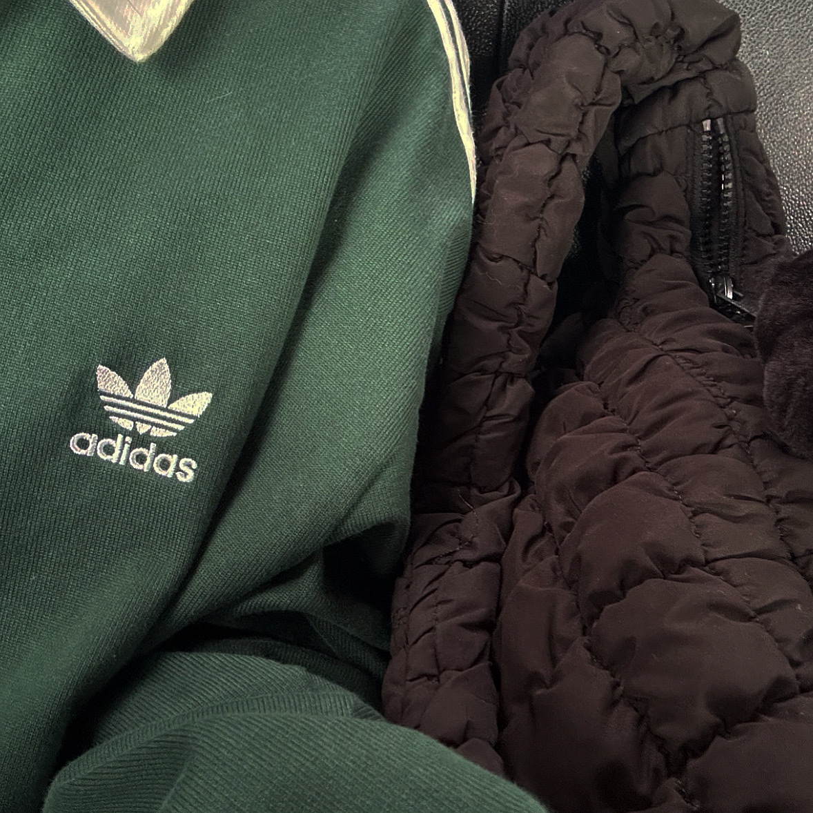 Adidas Adicolor Rugby Polo Shirt Mineral Green - KR Sizing 착용 스타일