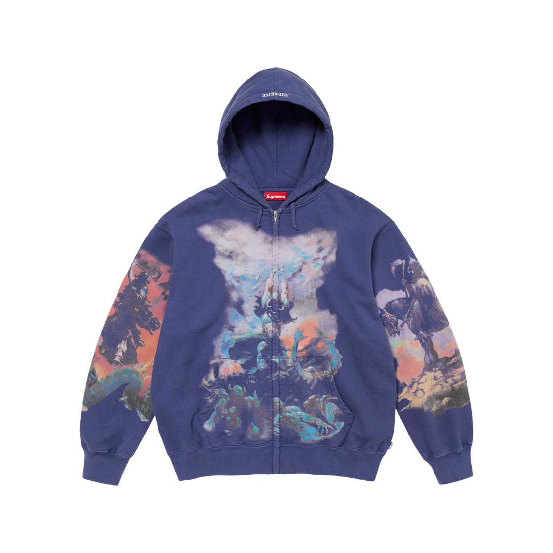 【Supreme】Wild Embroidered Hooded★Black★24FW★ Supreme Wild Embroidered Hooded Sweatshirt Black Men's