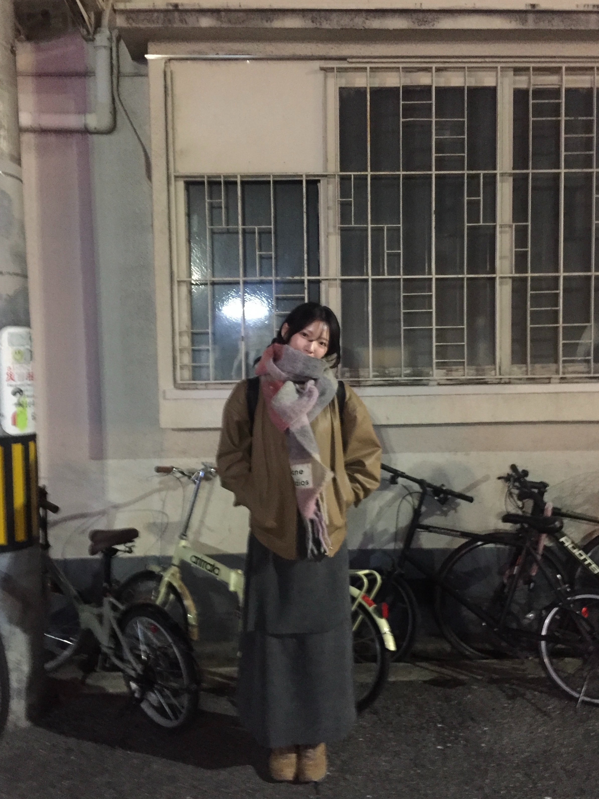 Mizuno LG 60S 2K Brown, Acne Studios Mohair Check Muffler Fuchsia Lilac Pink 착용 스타일 - 4