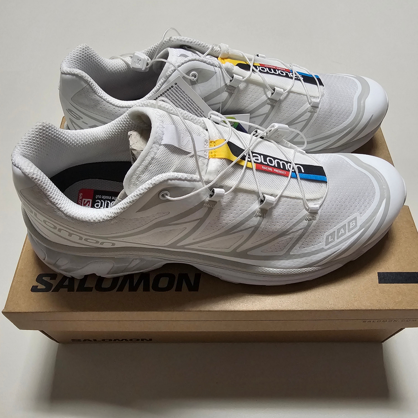 Salomon XT-6 ADV White 착용 스타일