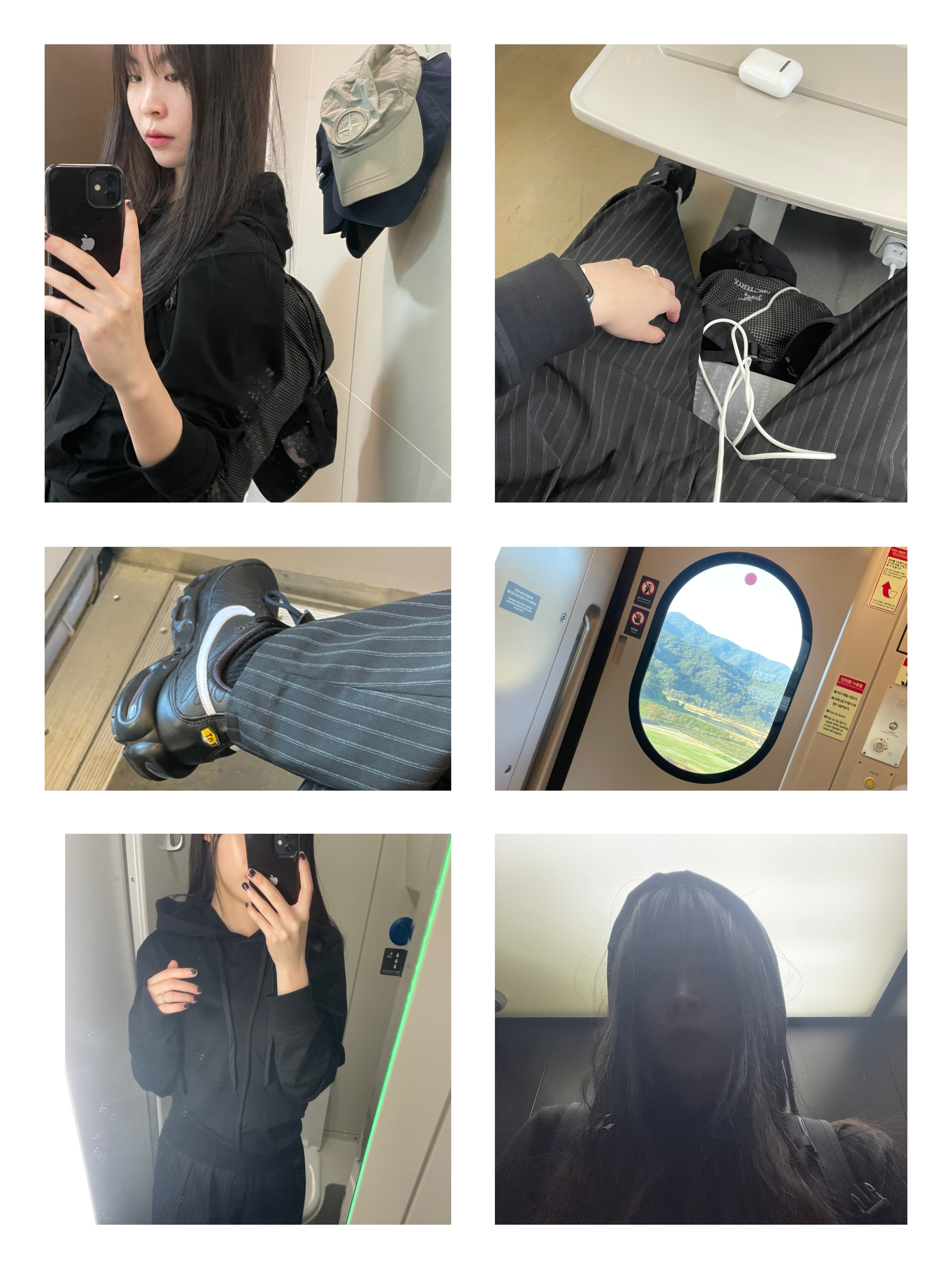 Arc'teryx Konseal 15 Backpack Black, Arc'teryx Gore 5 Panel Cap Black 착용 스타일 - 4
