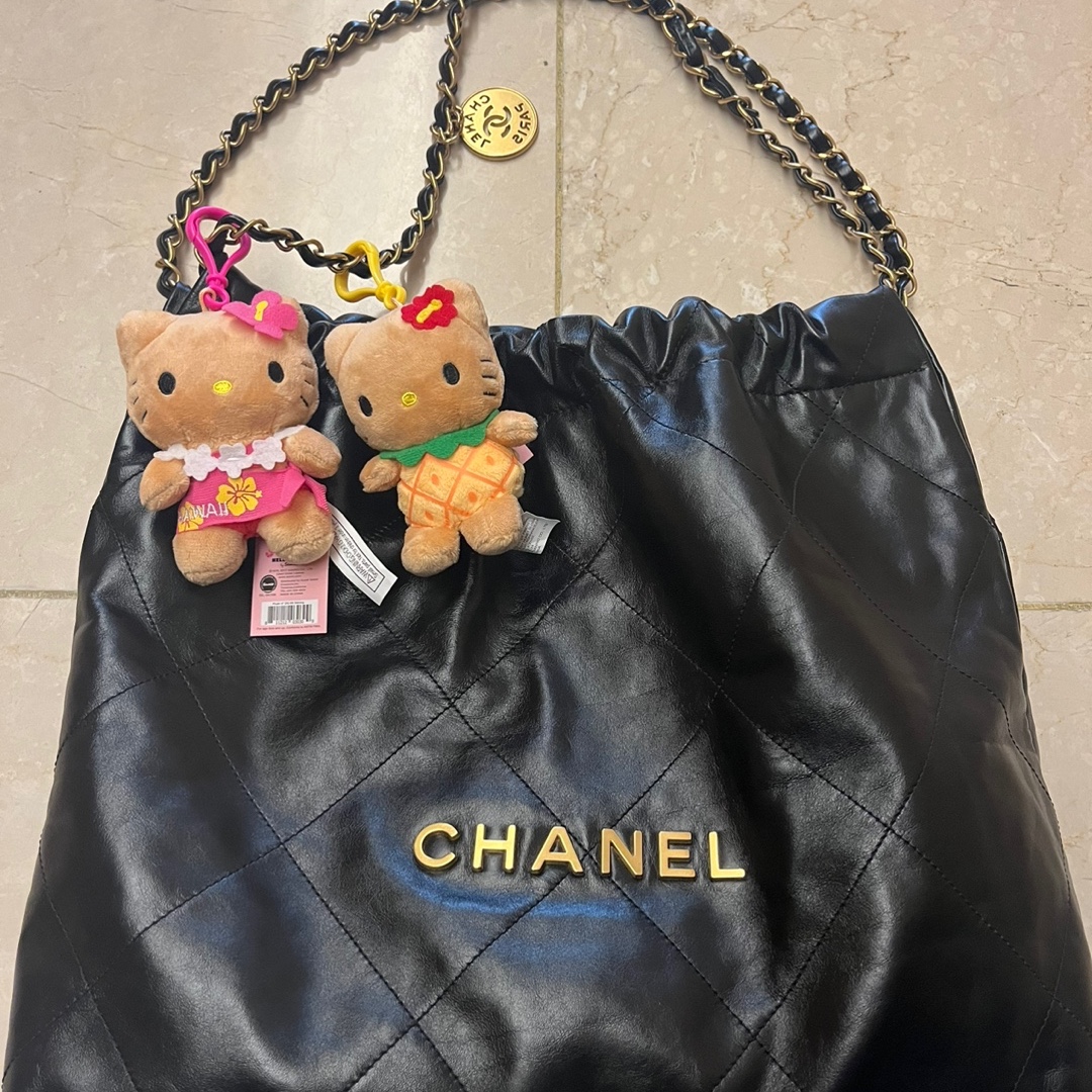 Sanrio Hello Kitty Hula Kiss 4" Hawaii Series Plush, Sanrio Hello Kitty Plush 4" Strap Pineapple 착용 스타일 - 4