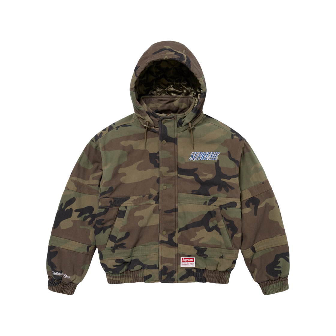 슈프림 미첼 & 네스 트윌 스타디움 자켓 블랙 - 24FW | Supreme 슈프림 미첼 & 네스 트윌 스타디움 자켓 블랙 - 24FW | Supreme
