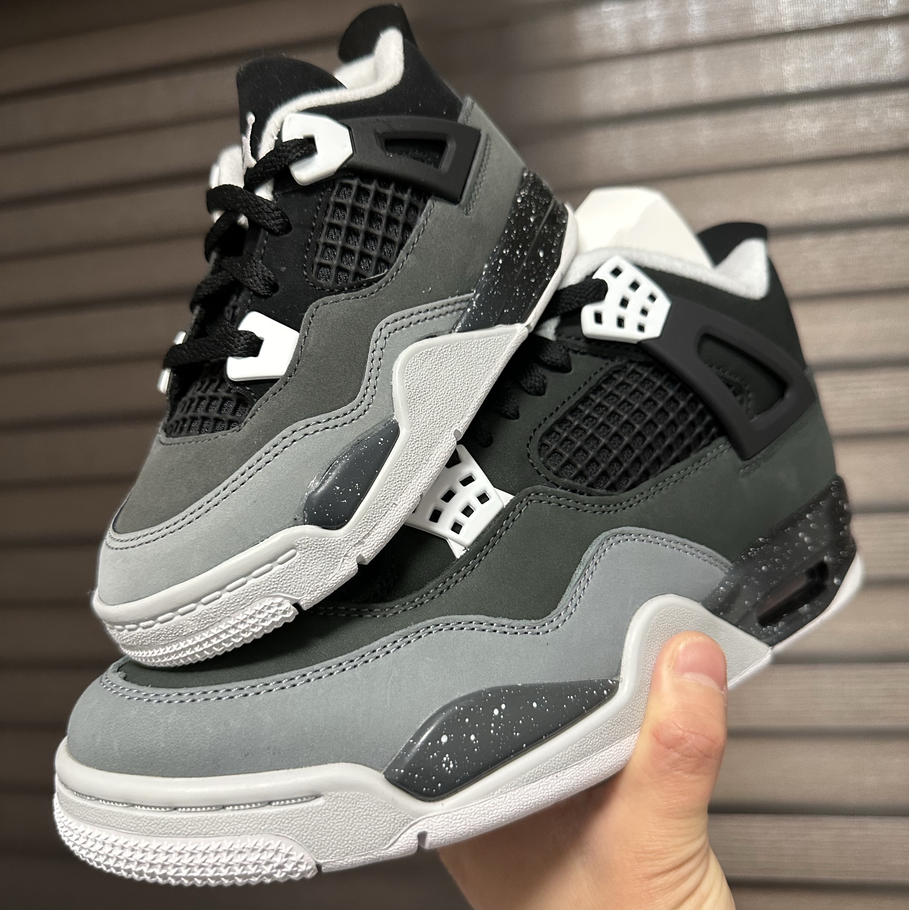 Jordan 4 Retro Fear 2024, (TD) Jordan 4 Retro Fear 2024 착용 스타일