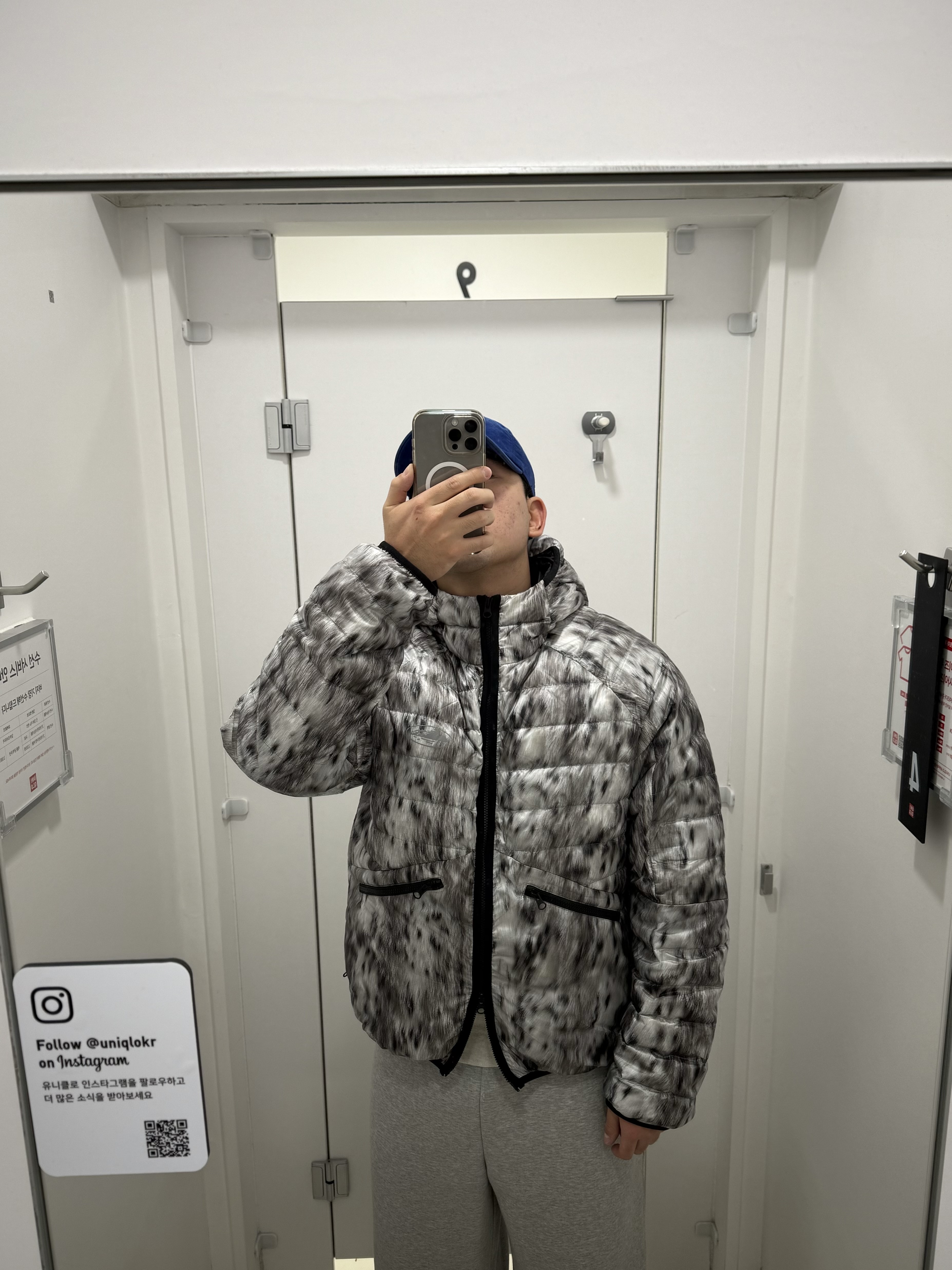 Corteiz Elitework Micro Puff Jacket Faux Fur, Supreme Lightweight Moleskin 6-Panel Blue - 24SS 착용 스타일 - 3