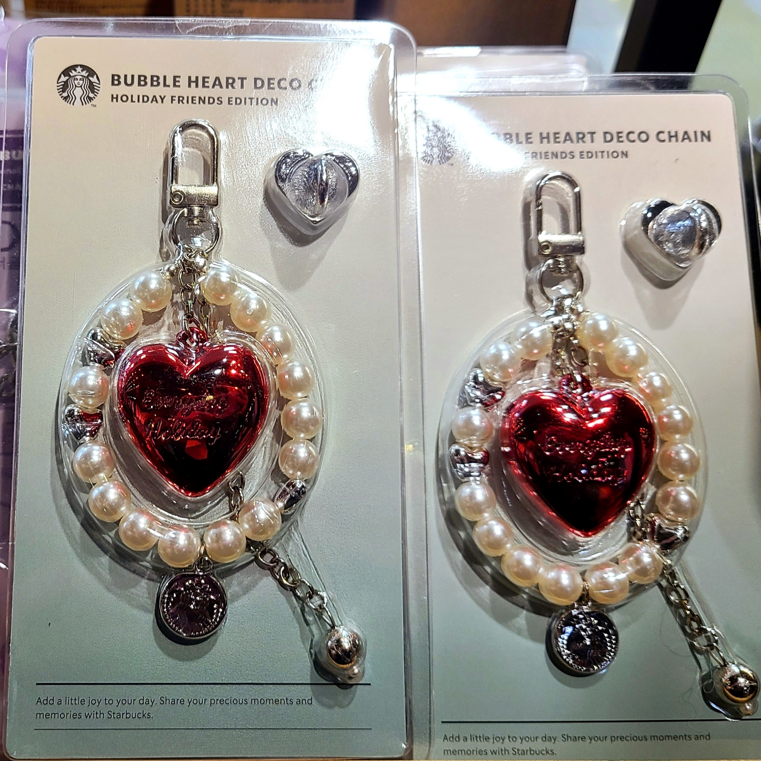 Bearbrick Series 47 Sealed Case 100% (24 Blind Boxes), Starbucks Holiday Friends Bubble Heart Deco Chain 착용 스타일 - 6