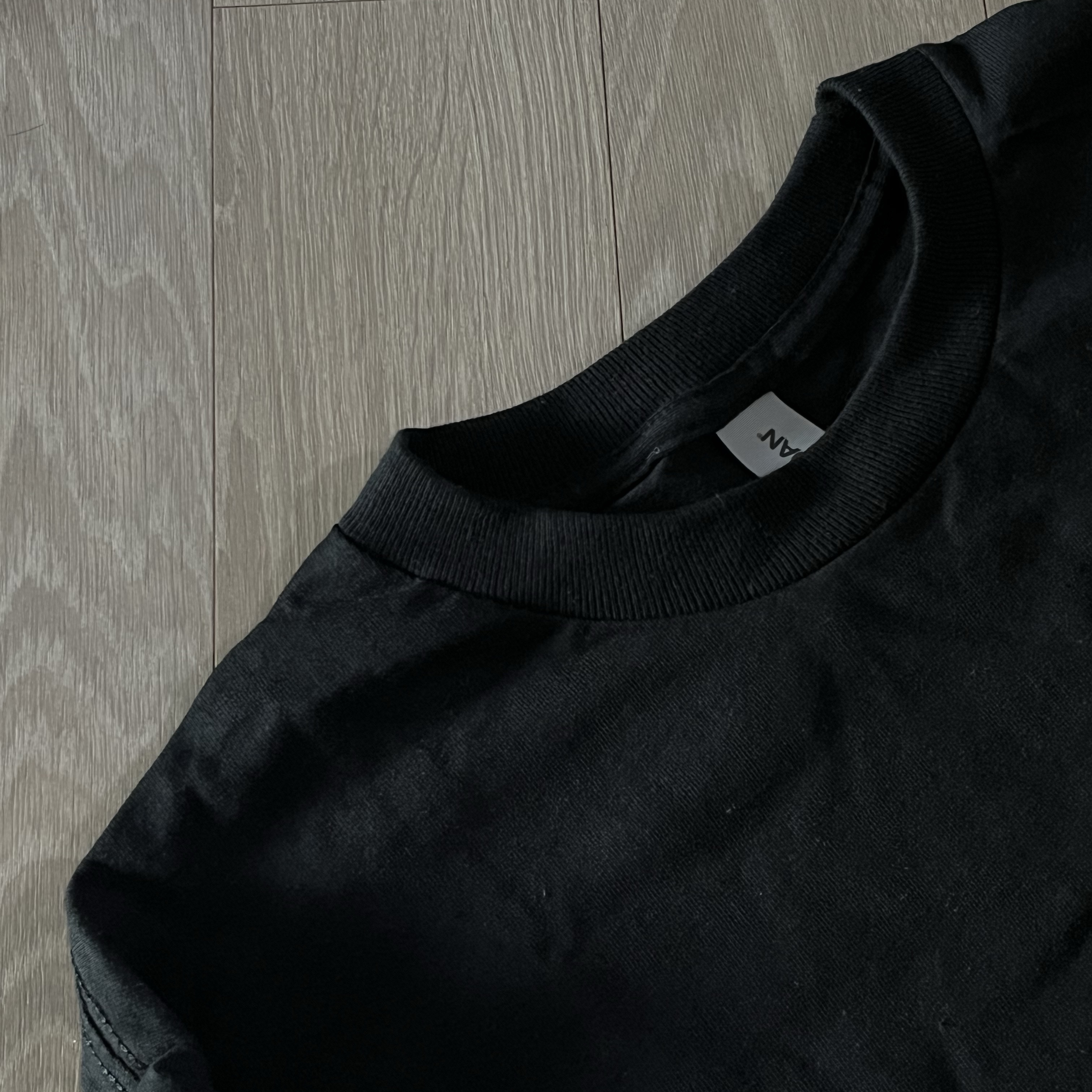 Gildan Heavy Ultra Cotton Long Sleeve T-Shirt White Black (2Pack) 착용 스타일 - 2