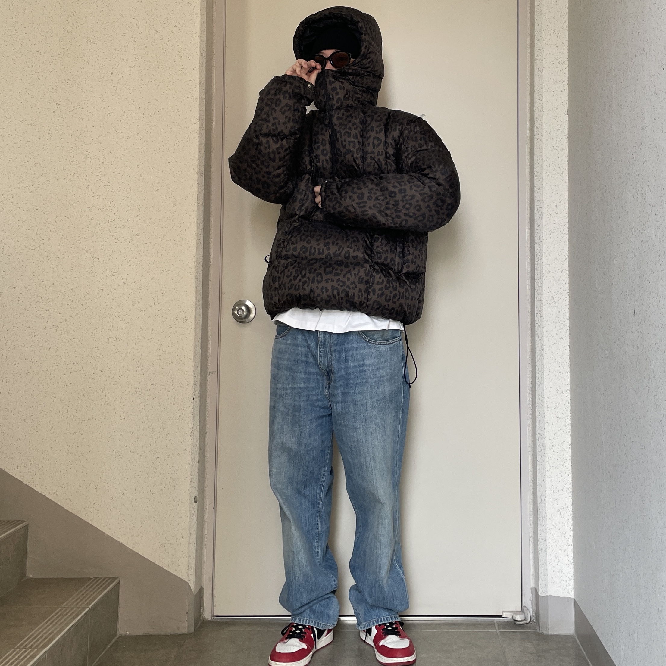 Carhartt WIP Smith Denim Single Knee Pants Blue Stone Bleached, Jordan 1 Retro High OG Chicago 2022 착용 스타일 - 2