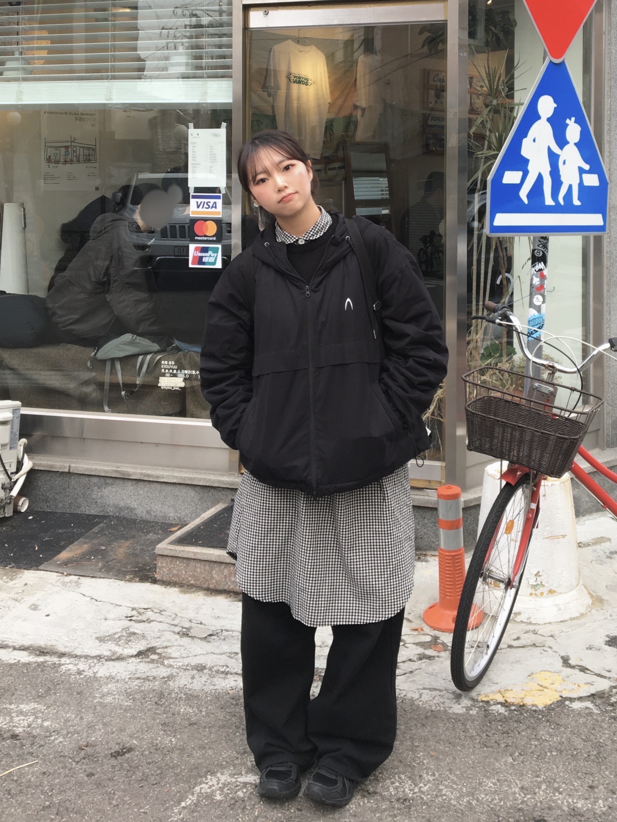 Asics Jog 100 2 Black, [KREAM 단독] Safarispot Women Basic Safari Knit Black 착용 스타일 - 2