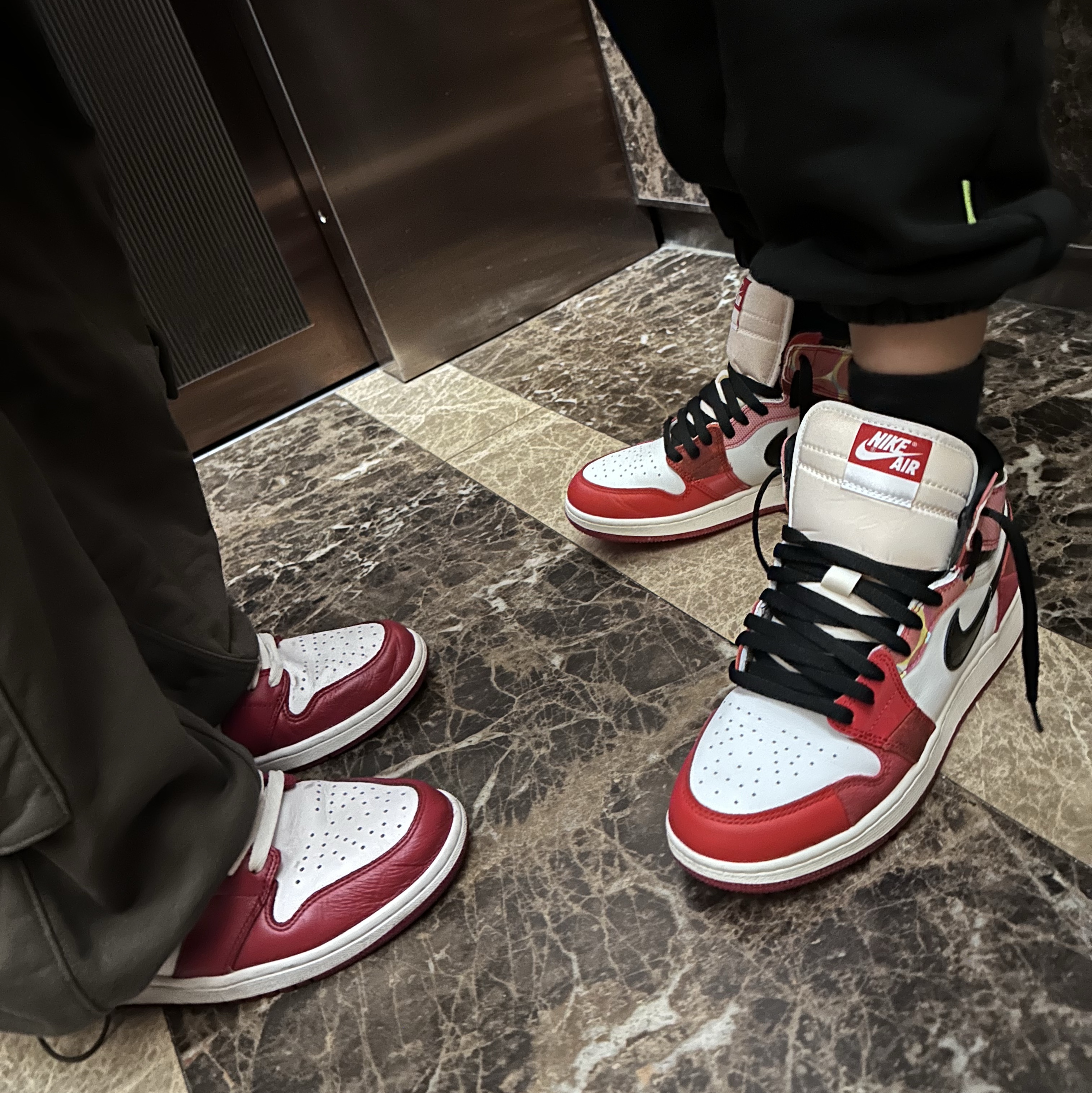 Jordan 1 Retro Chicago 2013, (GS) Jordan 1 Retro High OG Chicago 2022 착용 스타일 - 3