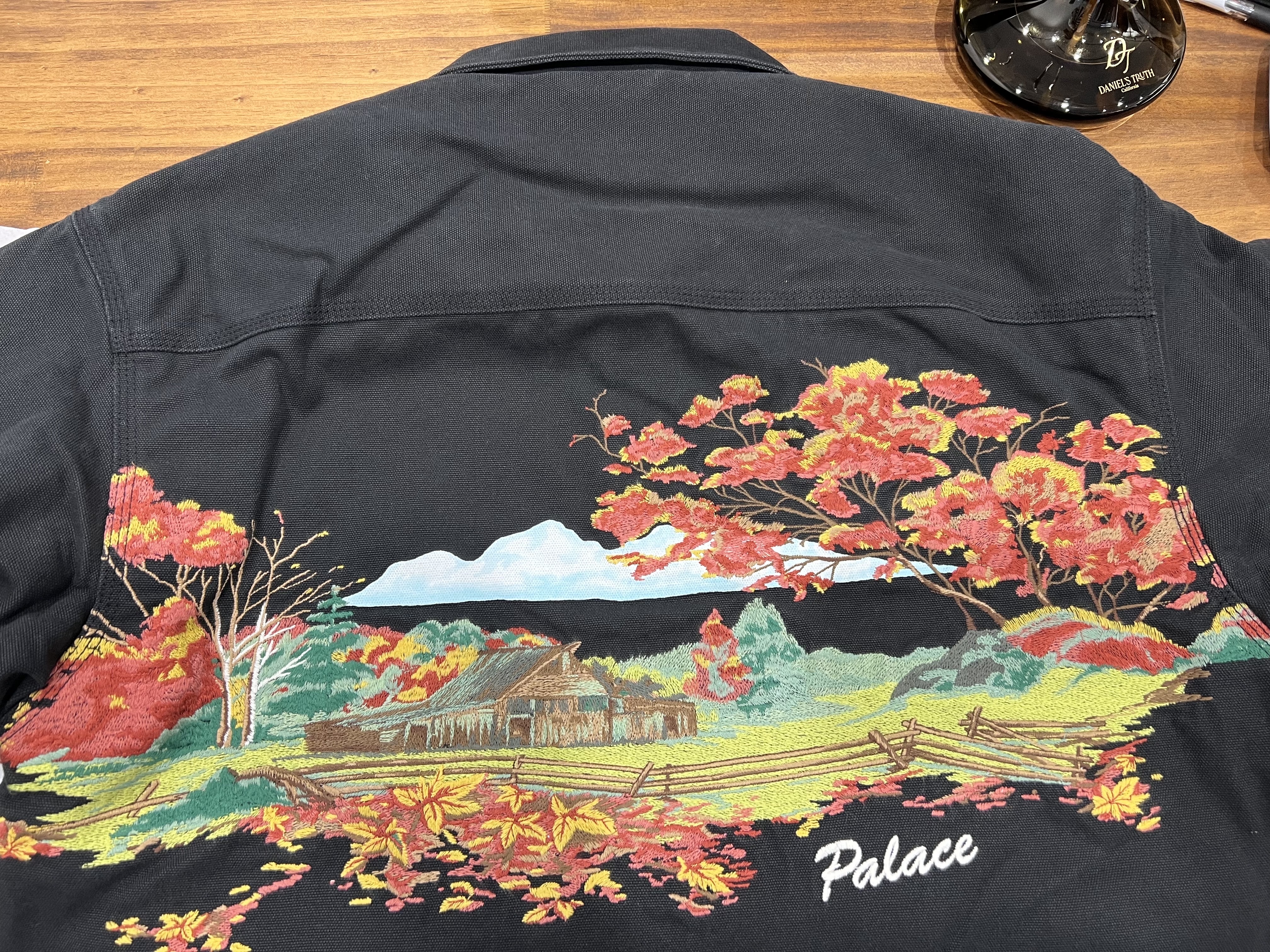 Palace Utility Fleece Jacket Black - 24FW 착용 스타일 - 2