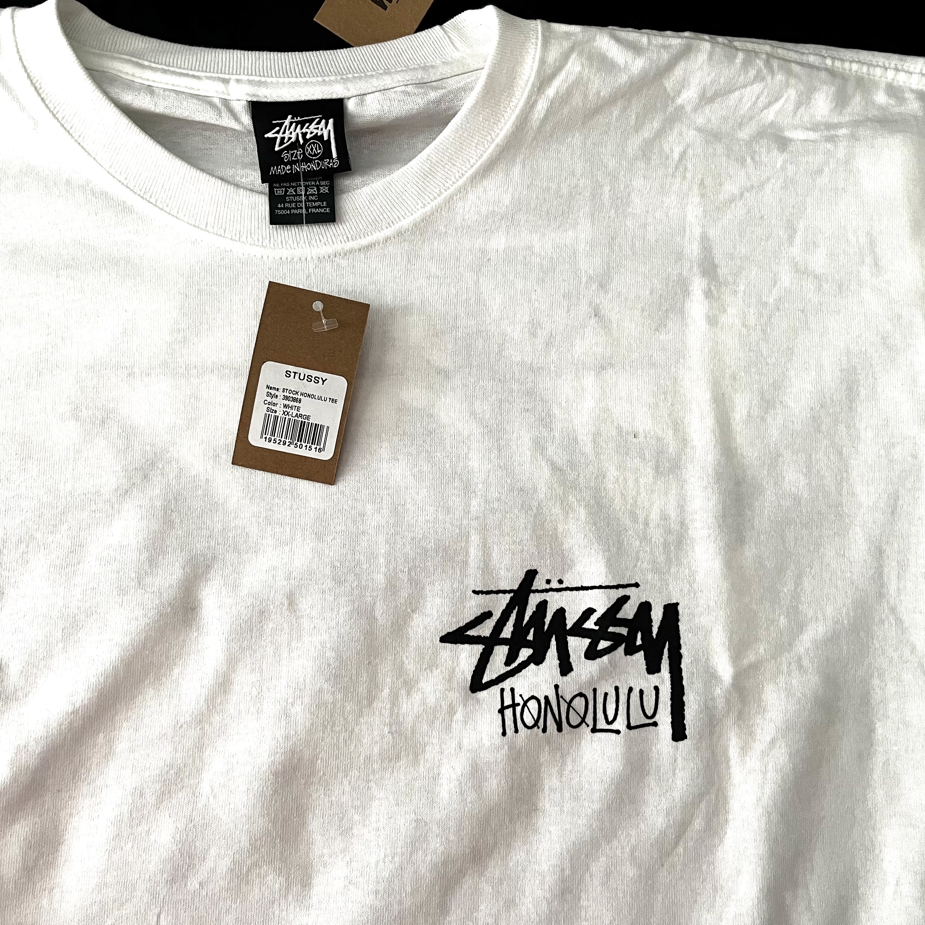 Stussy Basic Stussy T-Shirt Black 2024, 2025, Stussy Stock Honolulu T-Shirt Black 착용 스타일 - 4