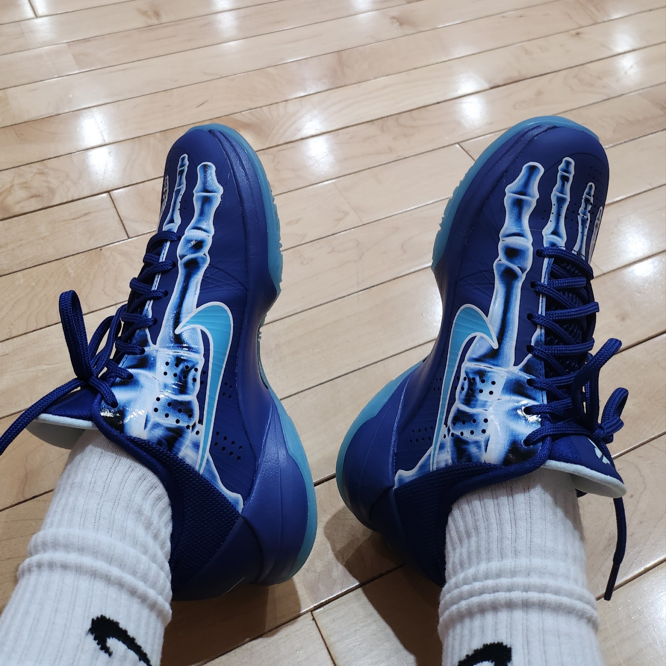(GS) Nike Kobe 5 Protro Deep Royal Blue 착용 스타일 - 4