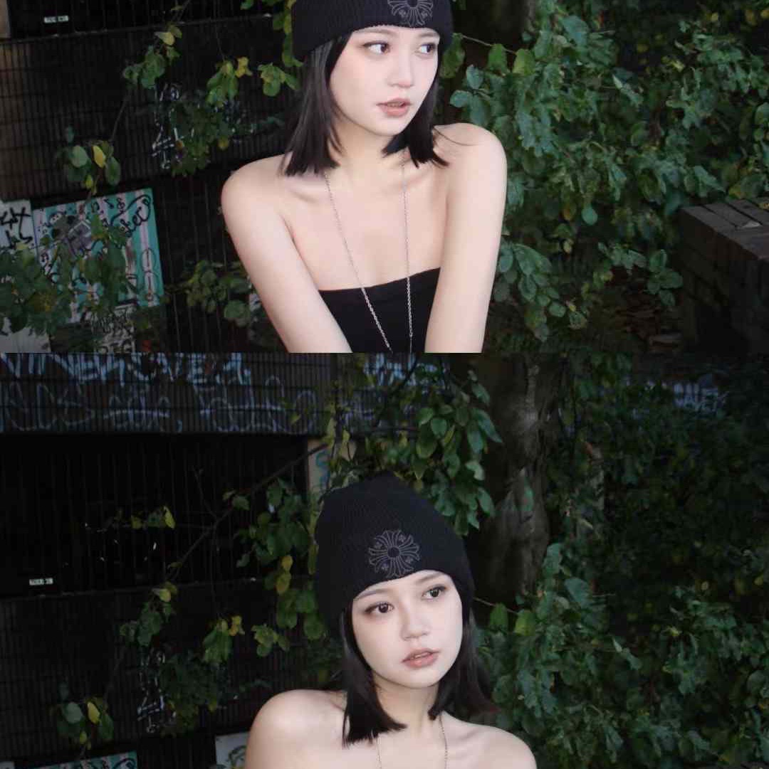 Chrome Hearts Wool Beanie Black 착용 스타일