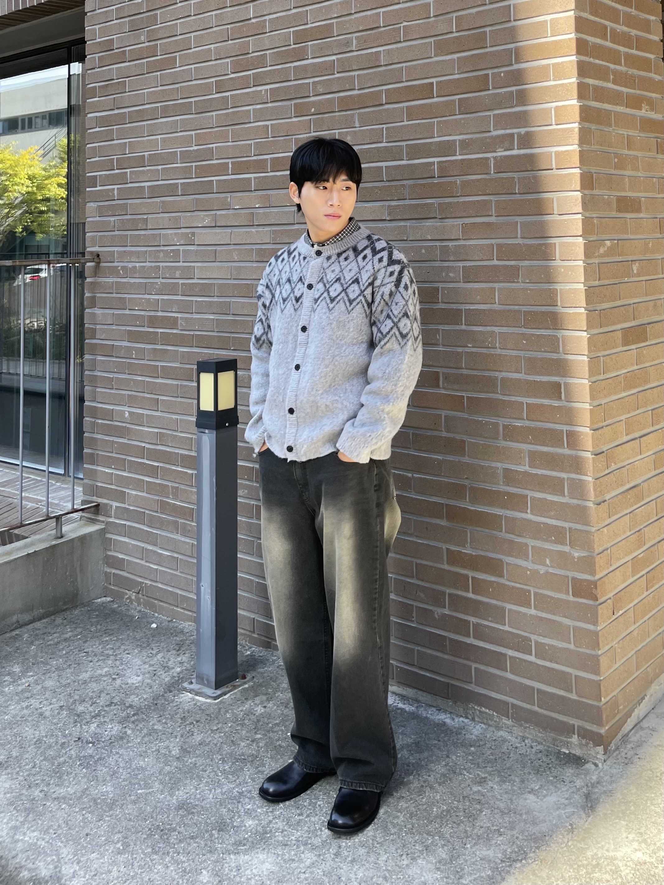 Kinchi Shower - 808 (a) Black 착용 스타일 - 1