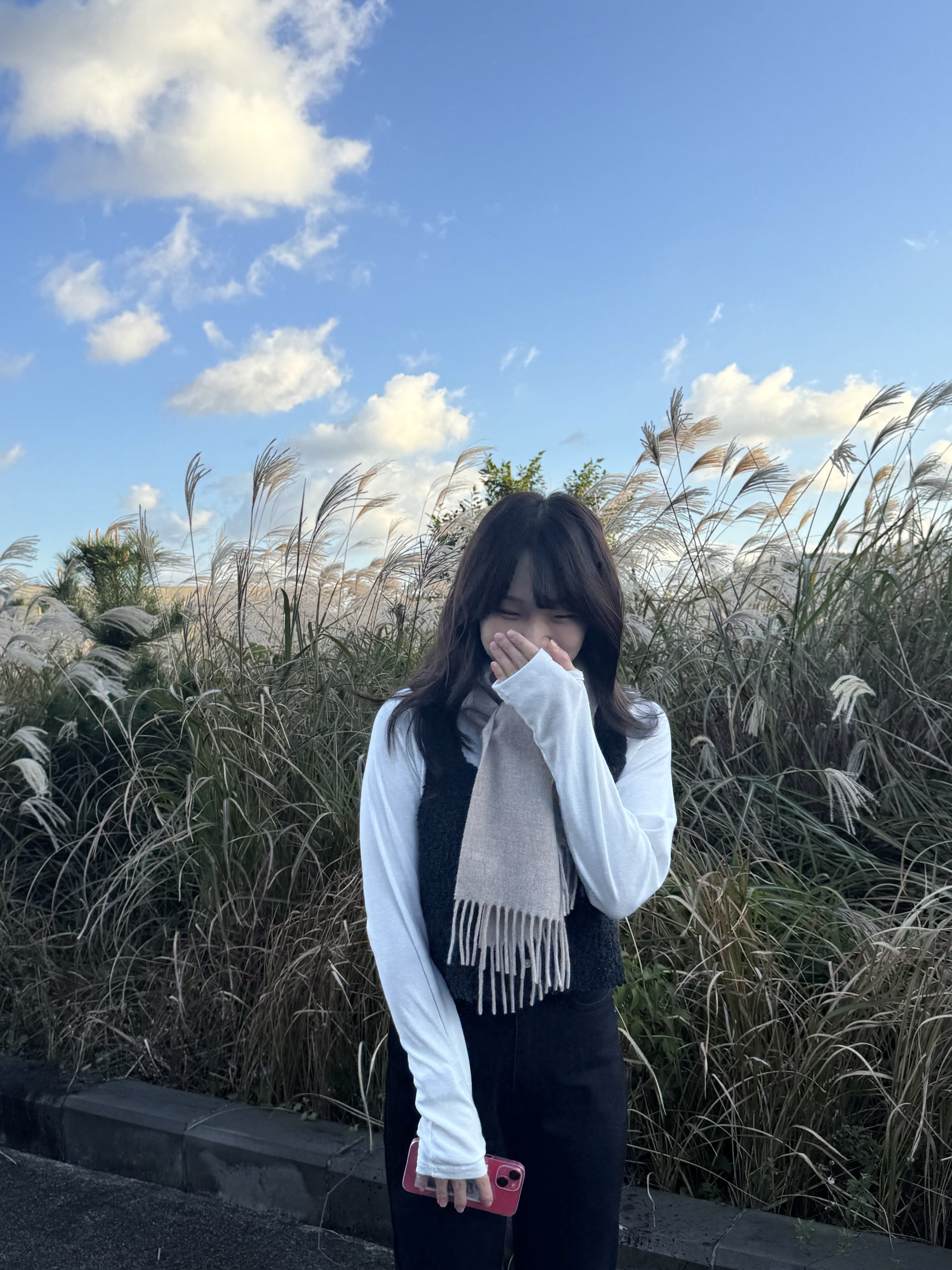 Acne Studios Wool Fringe Muffler Oatmeal Melange, (Kids) UGG Funkette Slides Chestnut 착용 스타일 - 1
