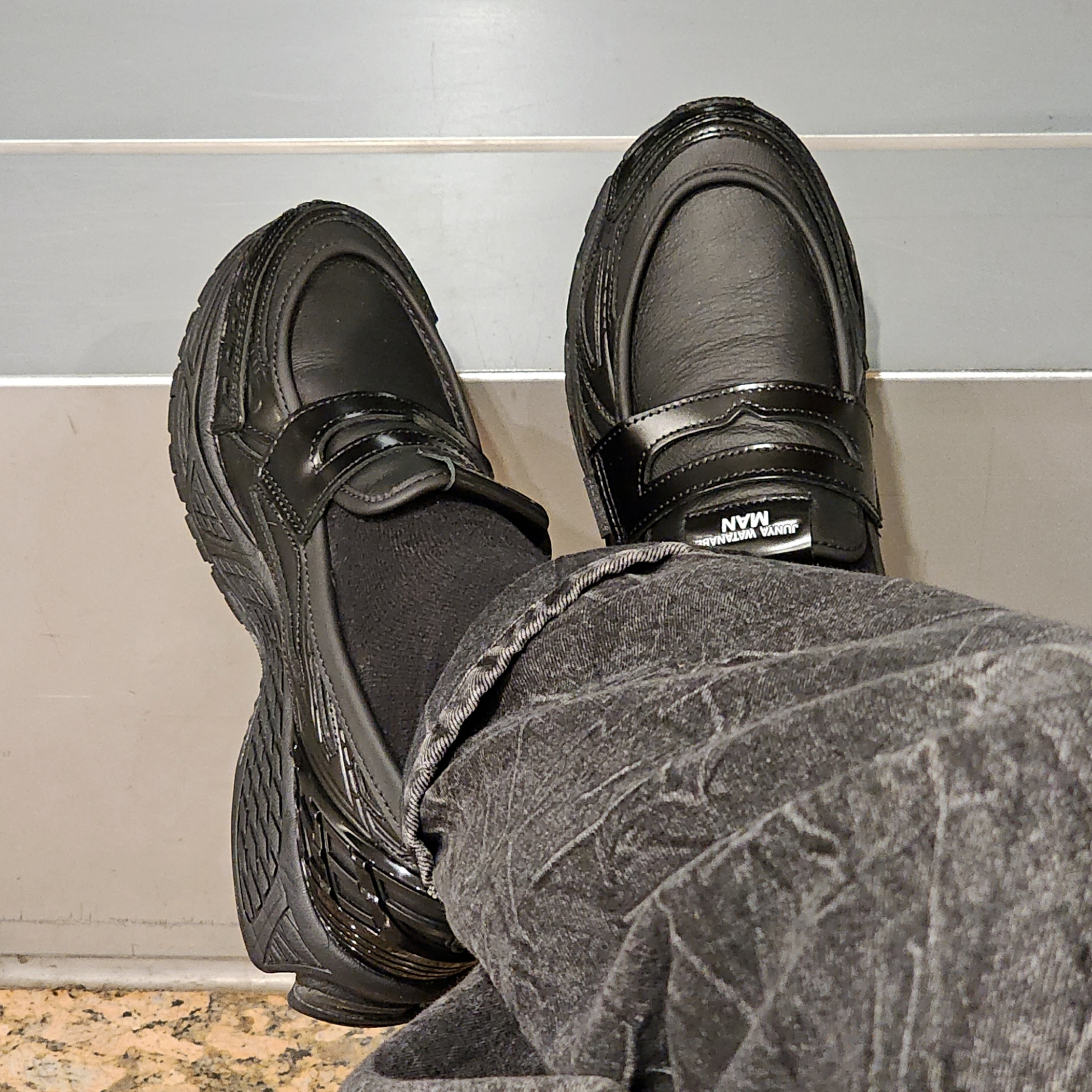 New Balance x Junya Watanabe Man 1906L Black 착용 스타일