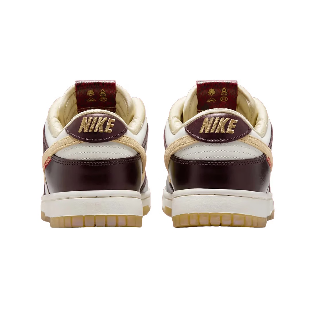 (W) Nike Dunk Low LX Year of the Snake Sail Burgundy Crush 착용 스타일 - 2