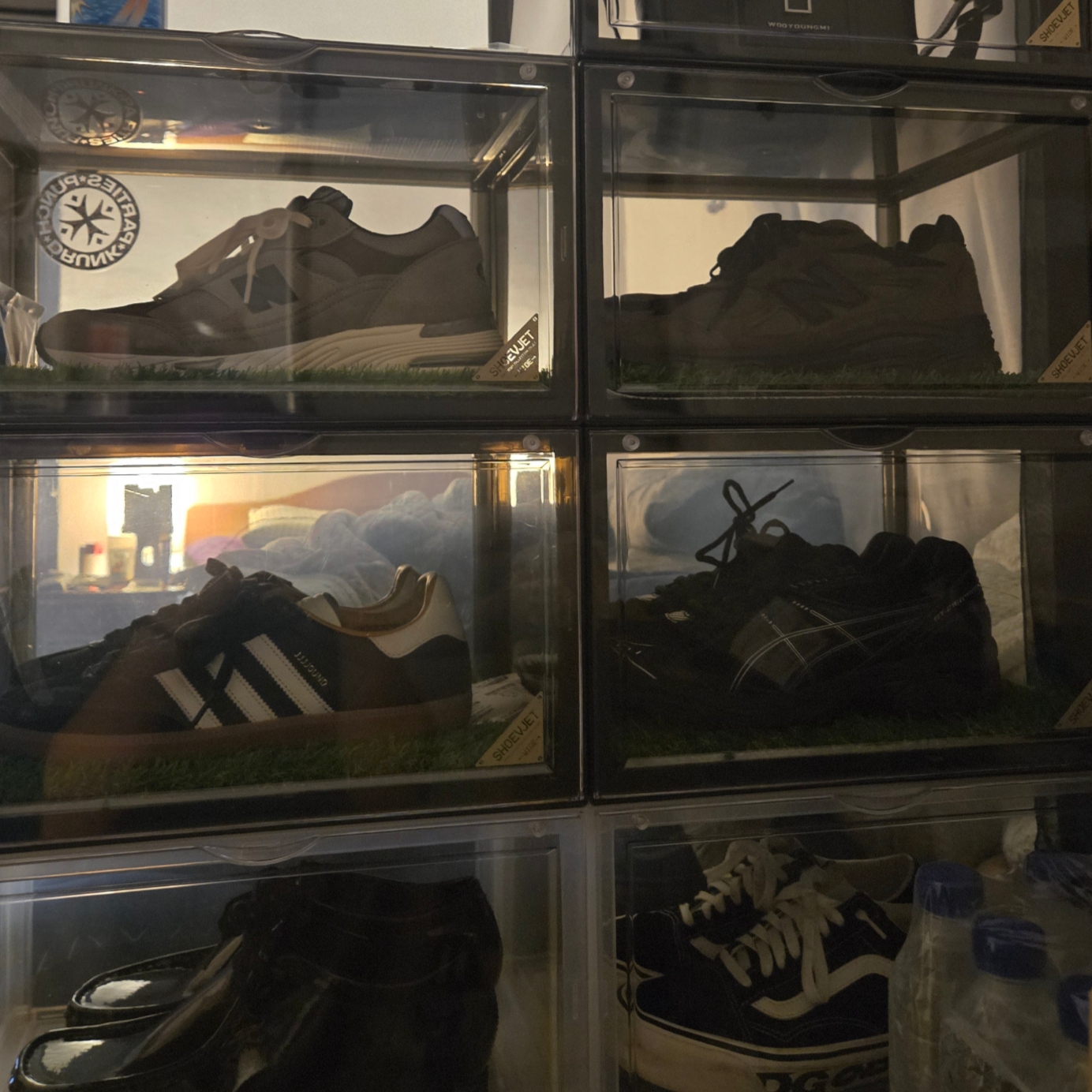 Adidas x JJJJound Samba OG Core Black Off White, Asics x JJJJound GT-2160 Black Pure Silver 착용 스타일